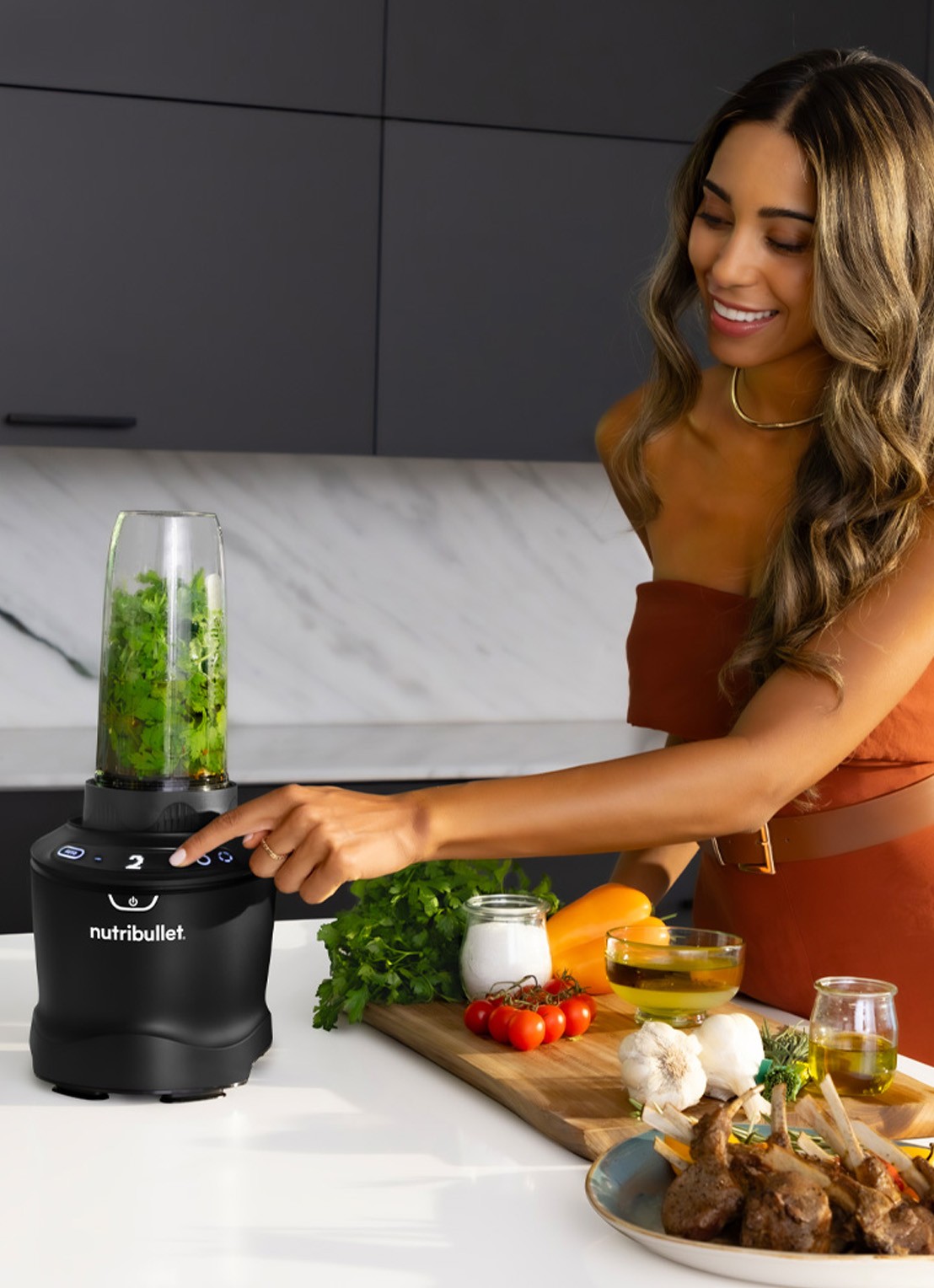 Nutribullet 1500 Smart Sense Combo blender 1,8 liter V09706 - detail 4 zwart