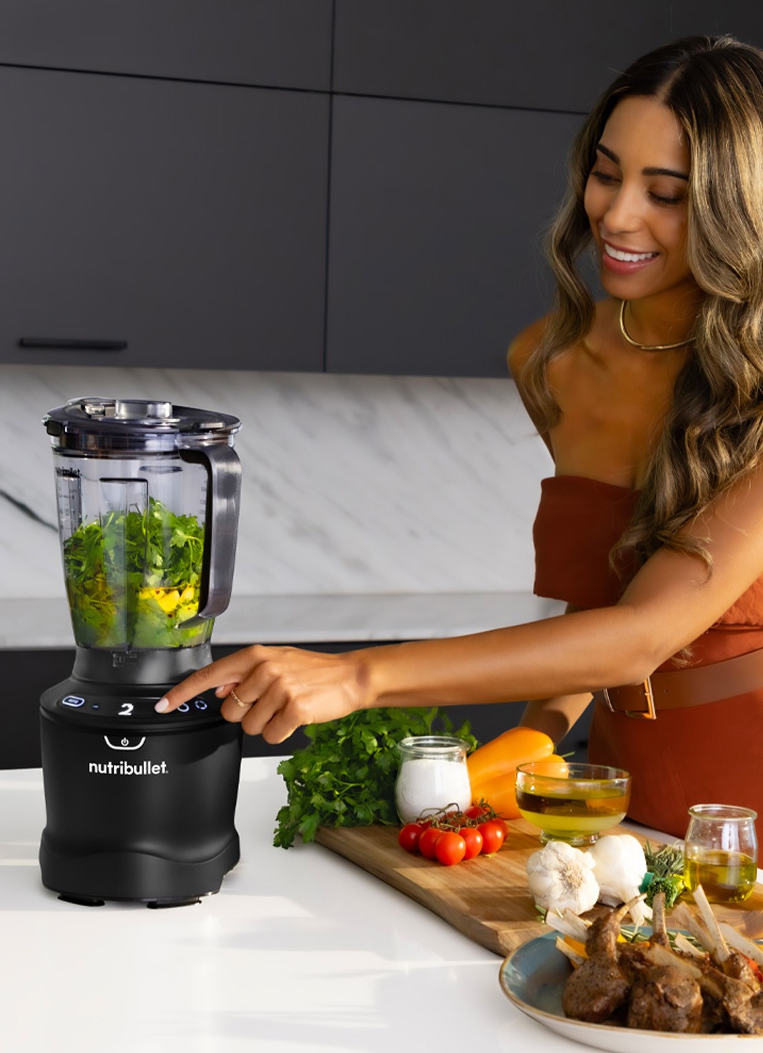 Nutribullet 1500 Smart Sense Combo blender 1,8 liter V09706 - detail 5 zwart