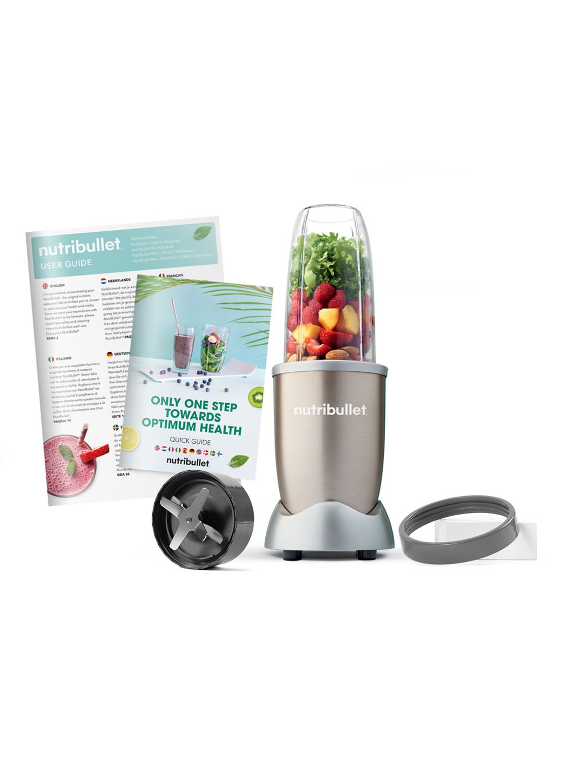 Nutribullet 900 series blender 6-delig V05558 - detail 7 donkerbeige