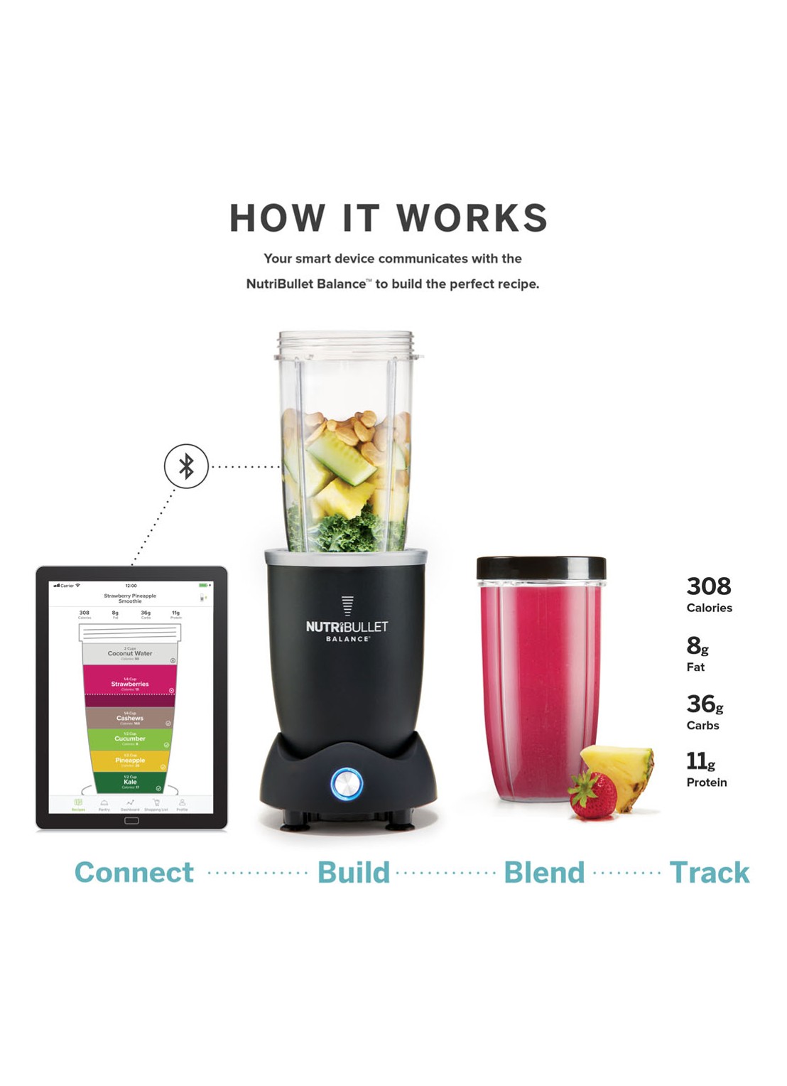 Nutribullet Balance blender 95 cl BX620 - detail zwart