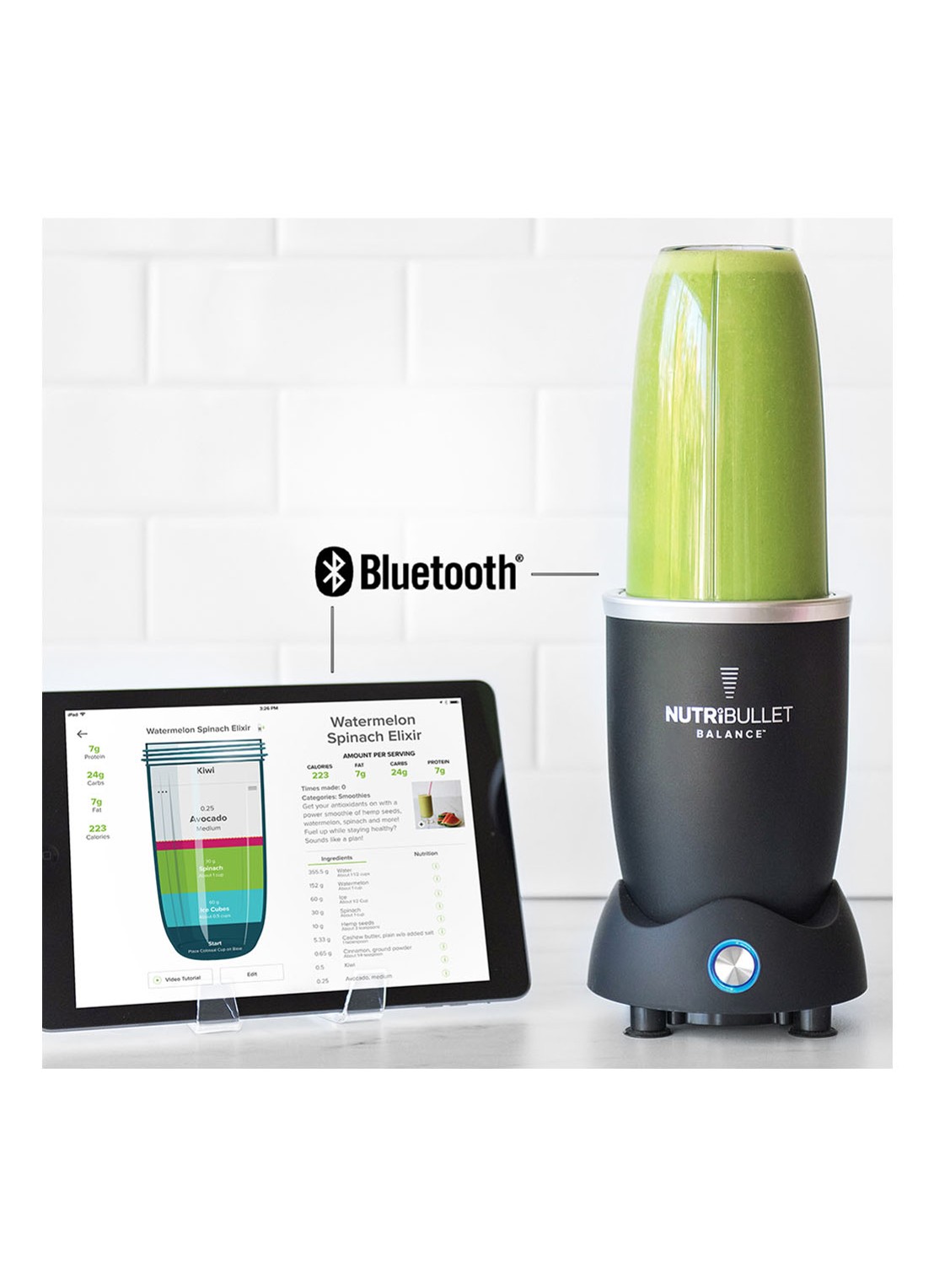 Nutribullet Balance blender 95 cl BX620 - detail 5 zwart