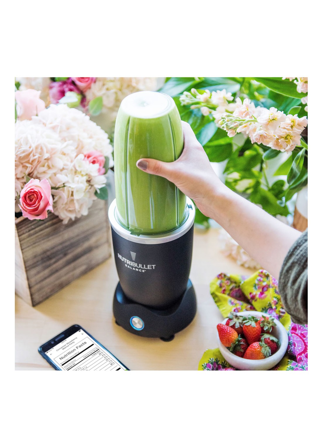 Nutribullet Balance blender 95 cl BX620 - voorkant 7 zwart