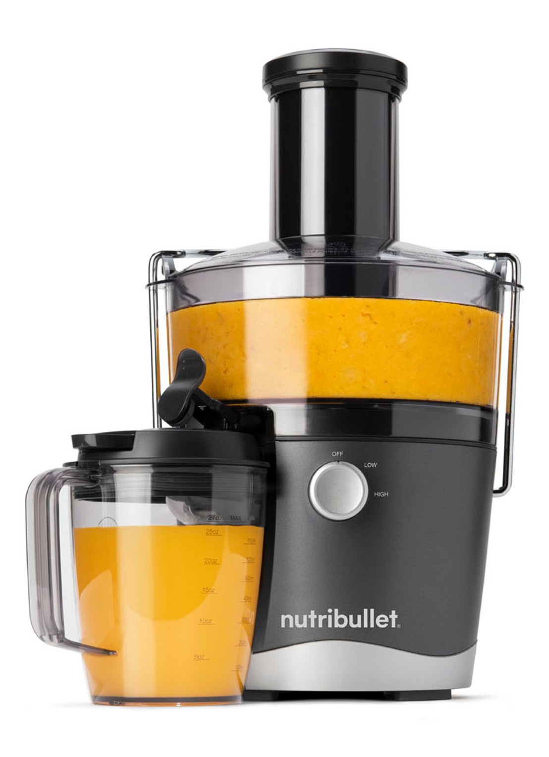 Nutribullet Juicer sapcentrifuge V07146 - voorkant 2 donkergrijs