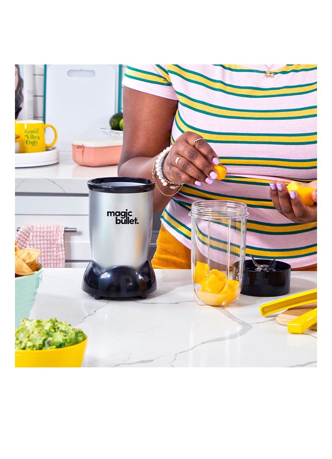 Nutribullet Magic Bullet blender 0,5 liter V05848  - detail 7 zilver
