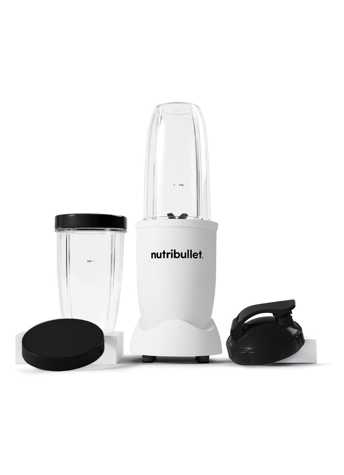 Nutribullet Pro 900 Exclusive All blender 0,9 liter V07089 - voorkant 3 wit