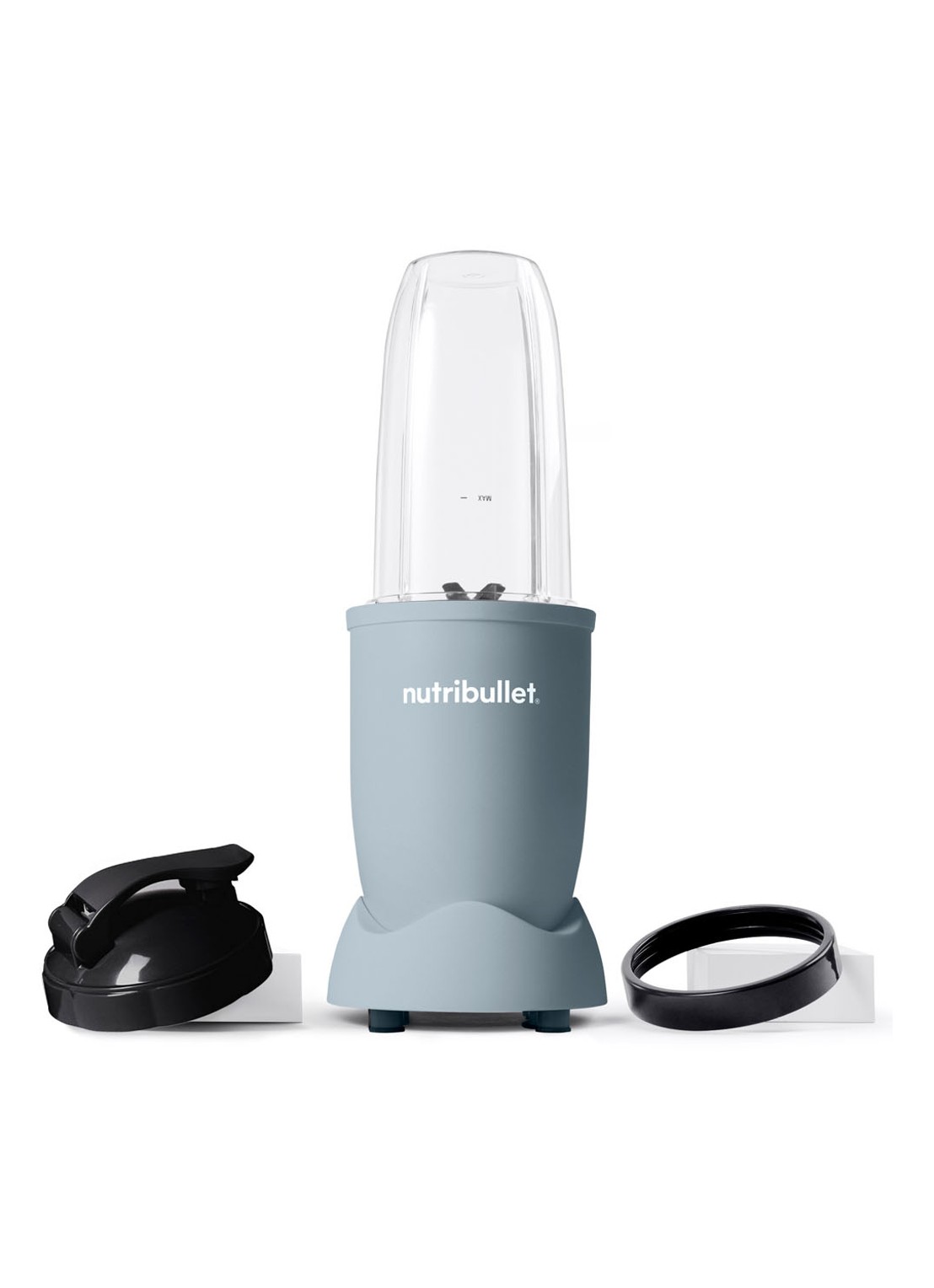 Nutribullet Pro 900 Exclusive blender 0,7 liter V09088 - voorkant 2 staalblauw