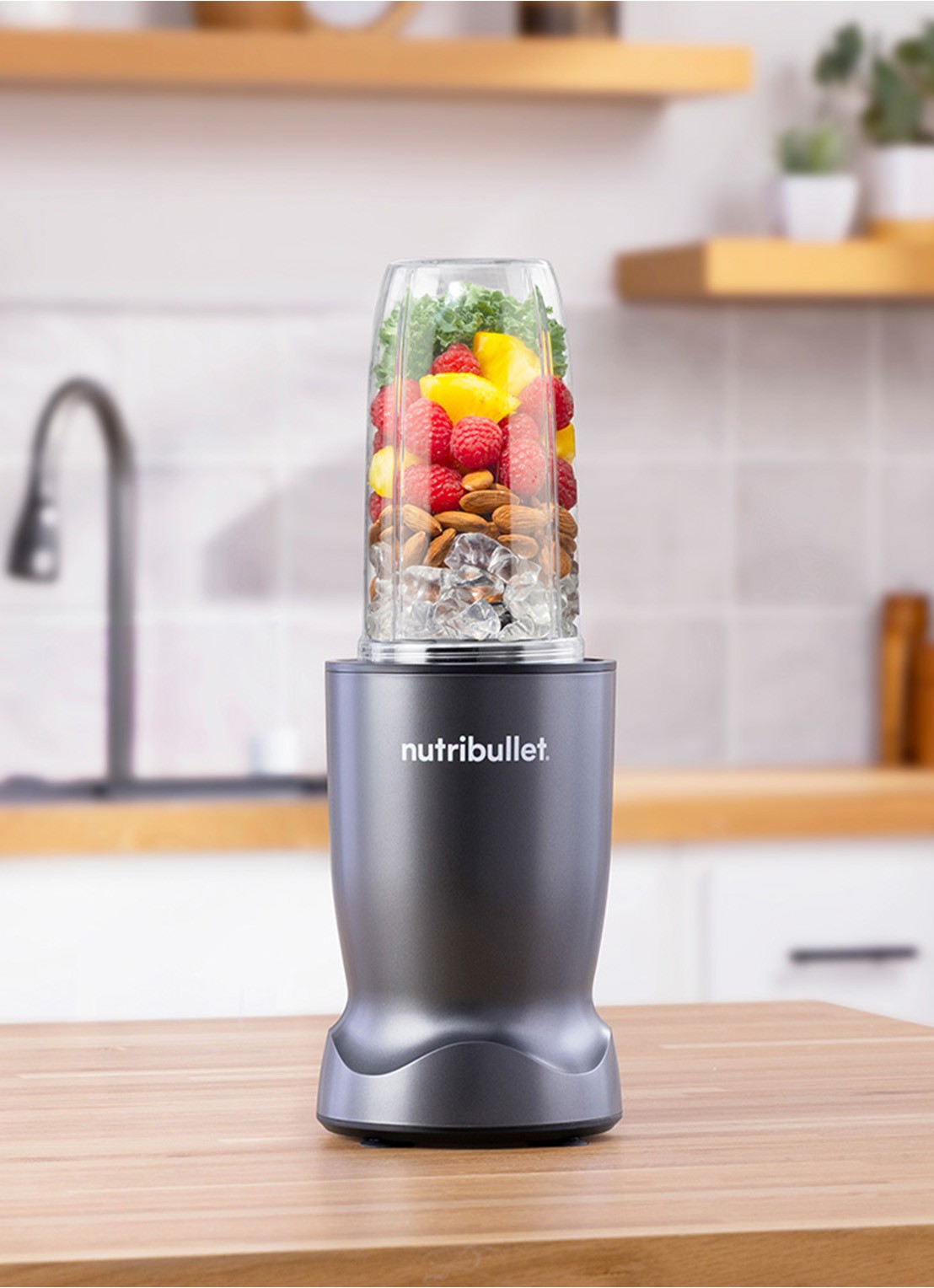 Nutribullet Turbo blender 0,9 liter - achterkant 5 metallic