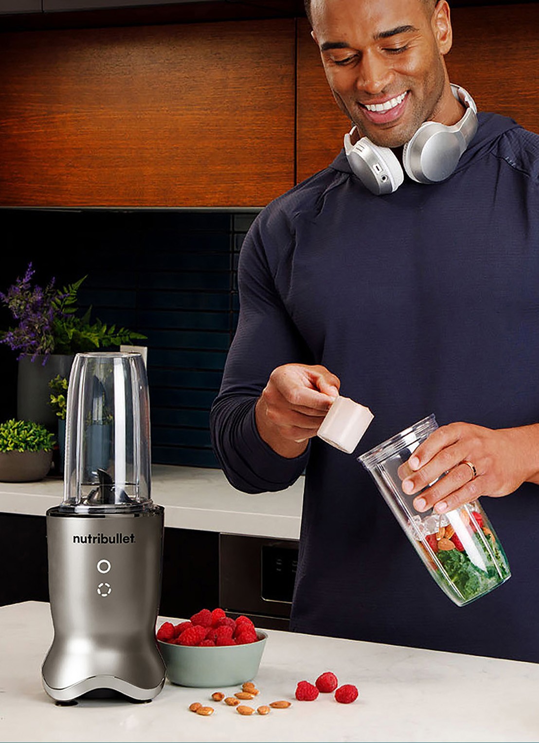 Nutribullet Ultra 1200 blender 0,7/0,9 liter V09755 - detail 2 zilver