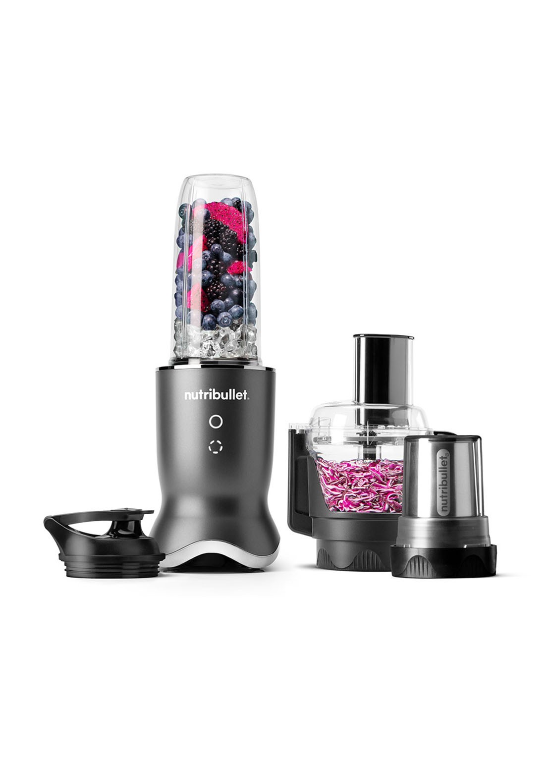 Nutribullet Ultra Plus+ blender & foodprocessor 0,9 liter - voorkant 3 zwart