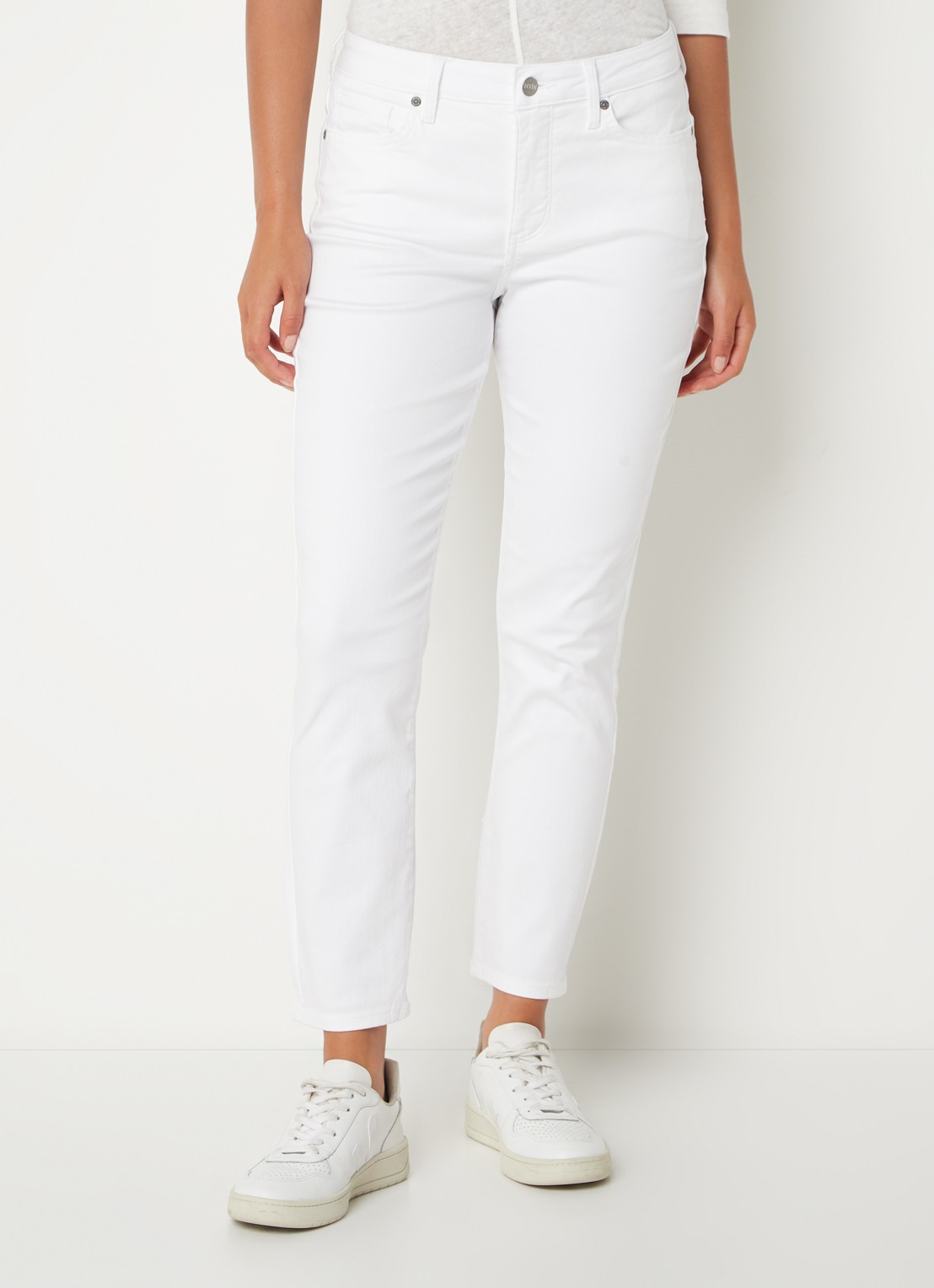 NYDJ Alina high waist cropped skinny jeans in lyocellblend - detail 2 wit