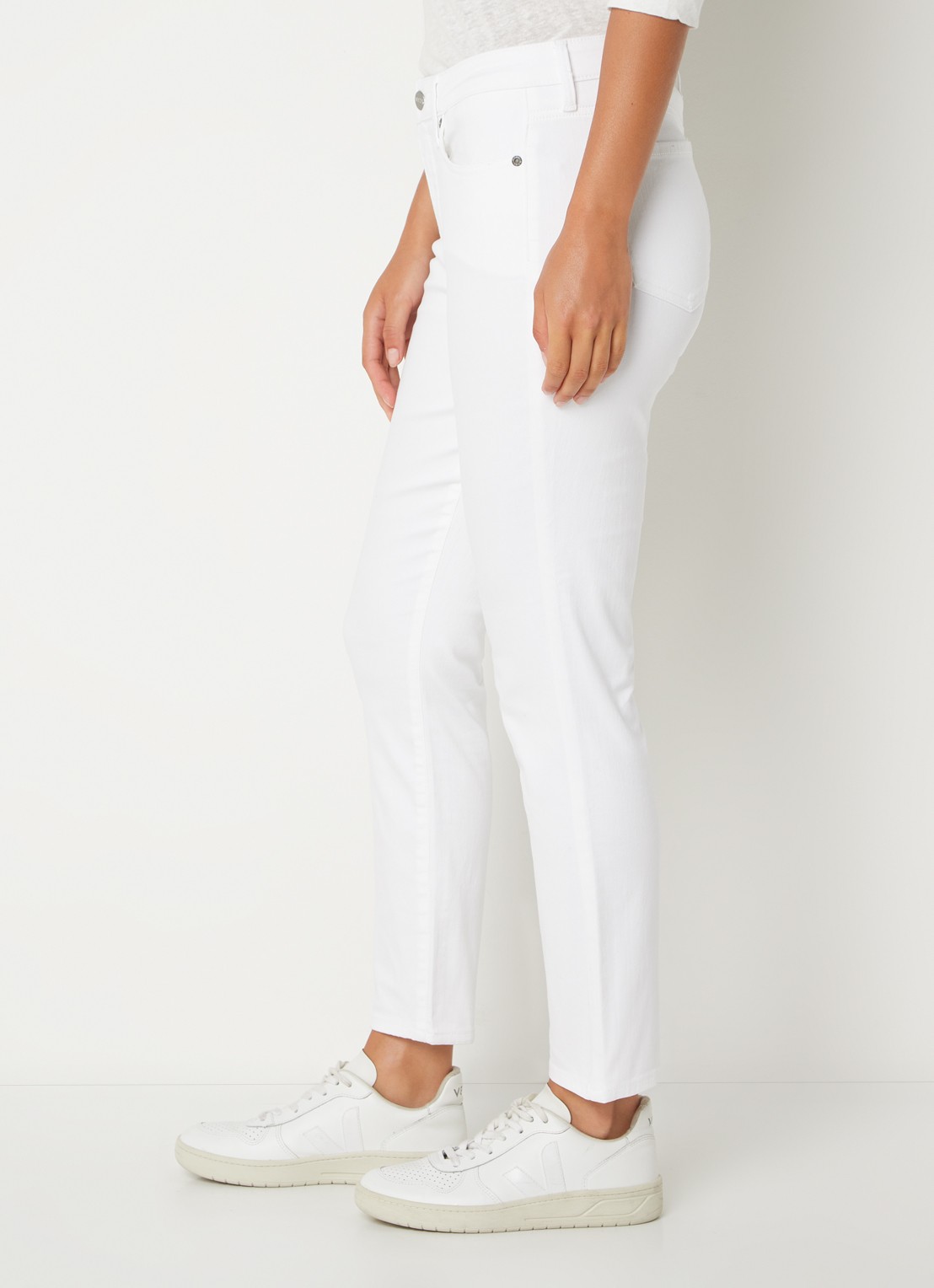 NYDJ Alina high waist cropped skinny jeans in lyocellblend - detail 3 wit