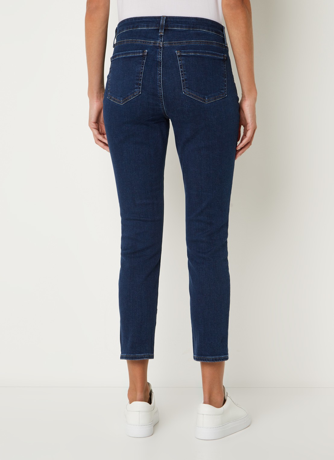 NYDJ Alina high waist skinny cropped jeans  - achterkant indigo