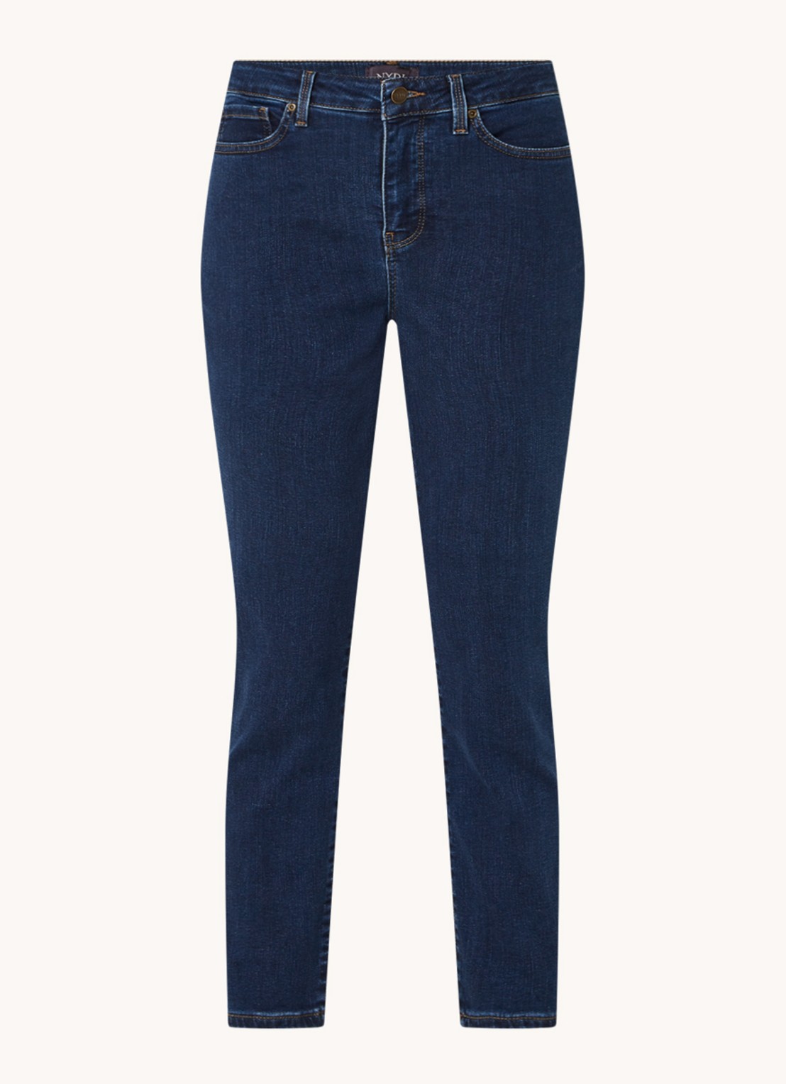 NYDJ Alina high waist skinny cropped jeans  - voorkant 9 indigo