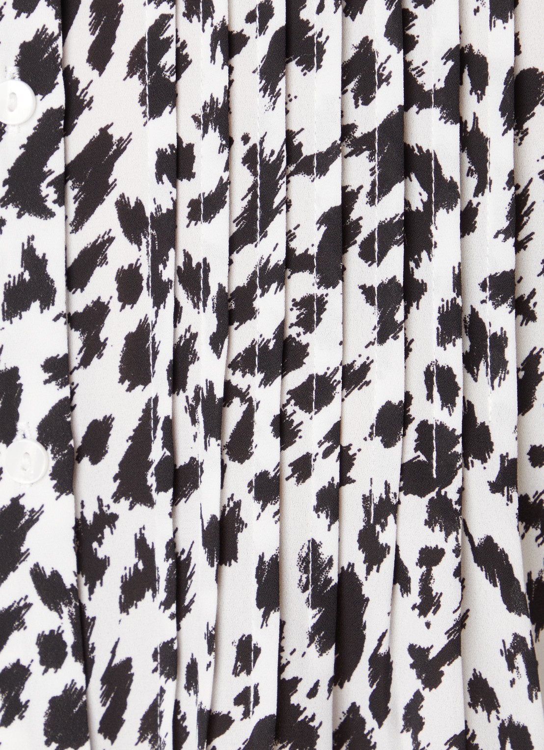 NYDJ Gato blouse met print en pofmouw - detail 2 zwart
