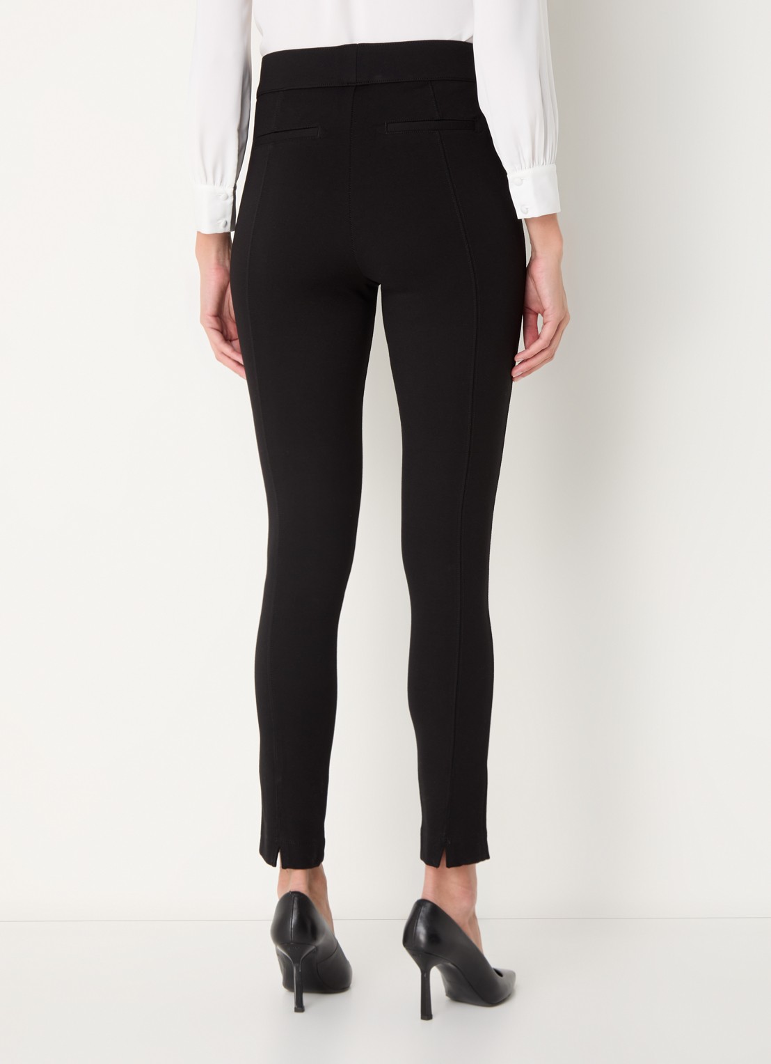 NYDJ High waist slim fit legging met stretch - achterkant zwart