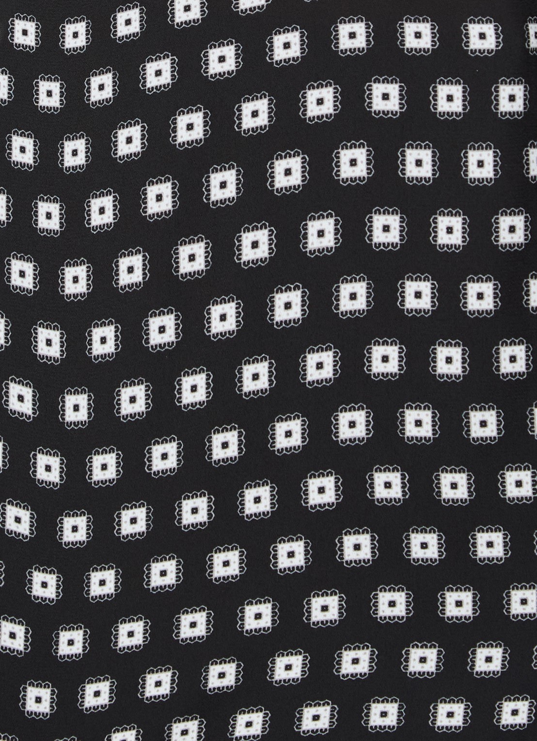 NYDJ Tuniek met print en strikkraag - detail 2 zwart