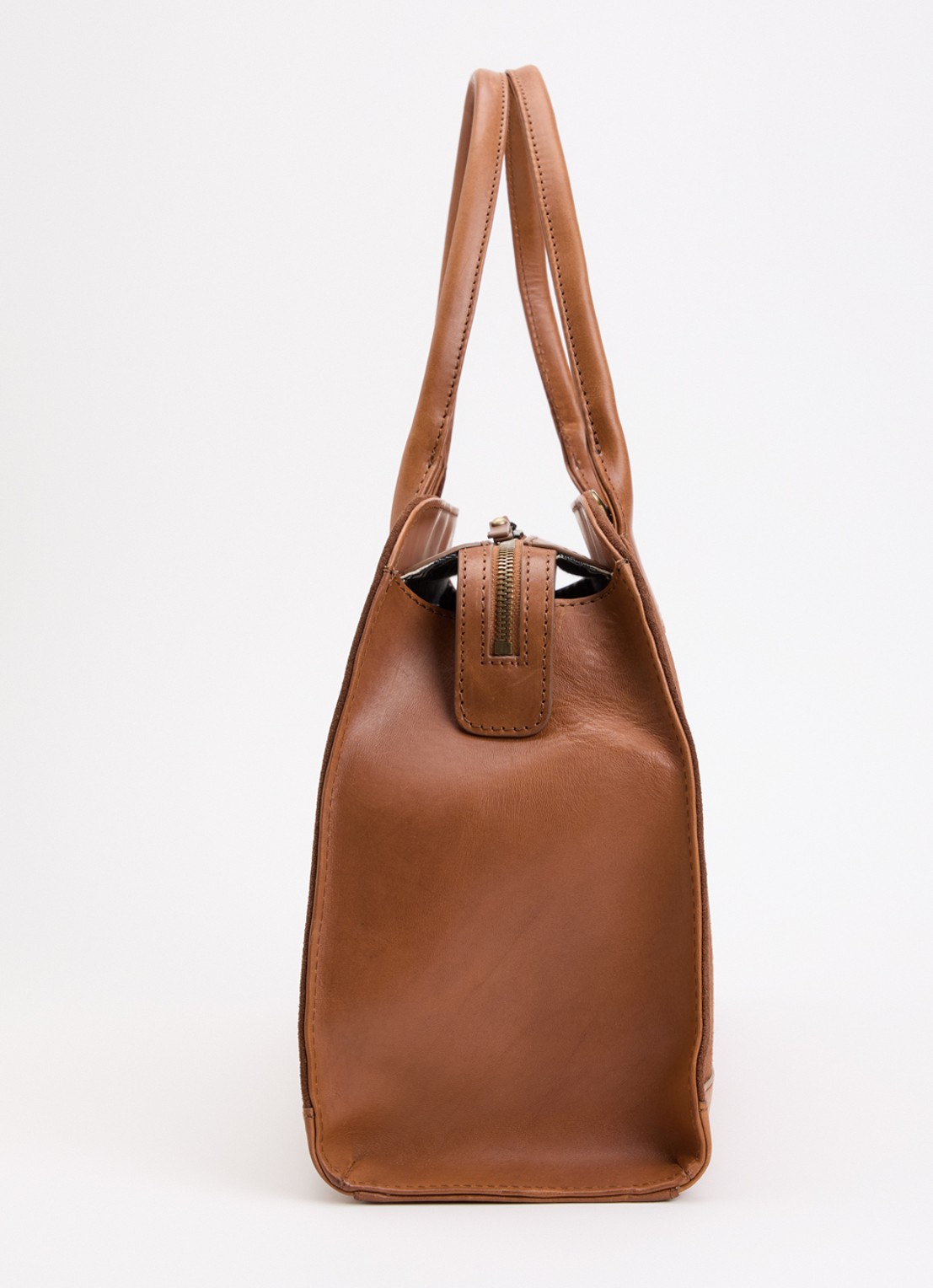 O My Bag Alma schoudertas van suéde met afneembare schouderriem  - detail 3 cognac