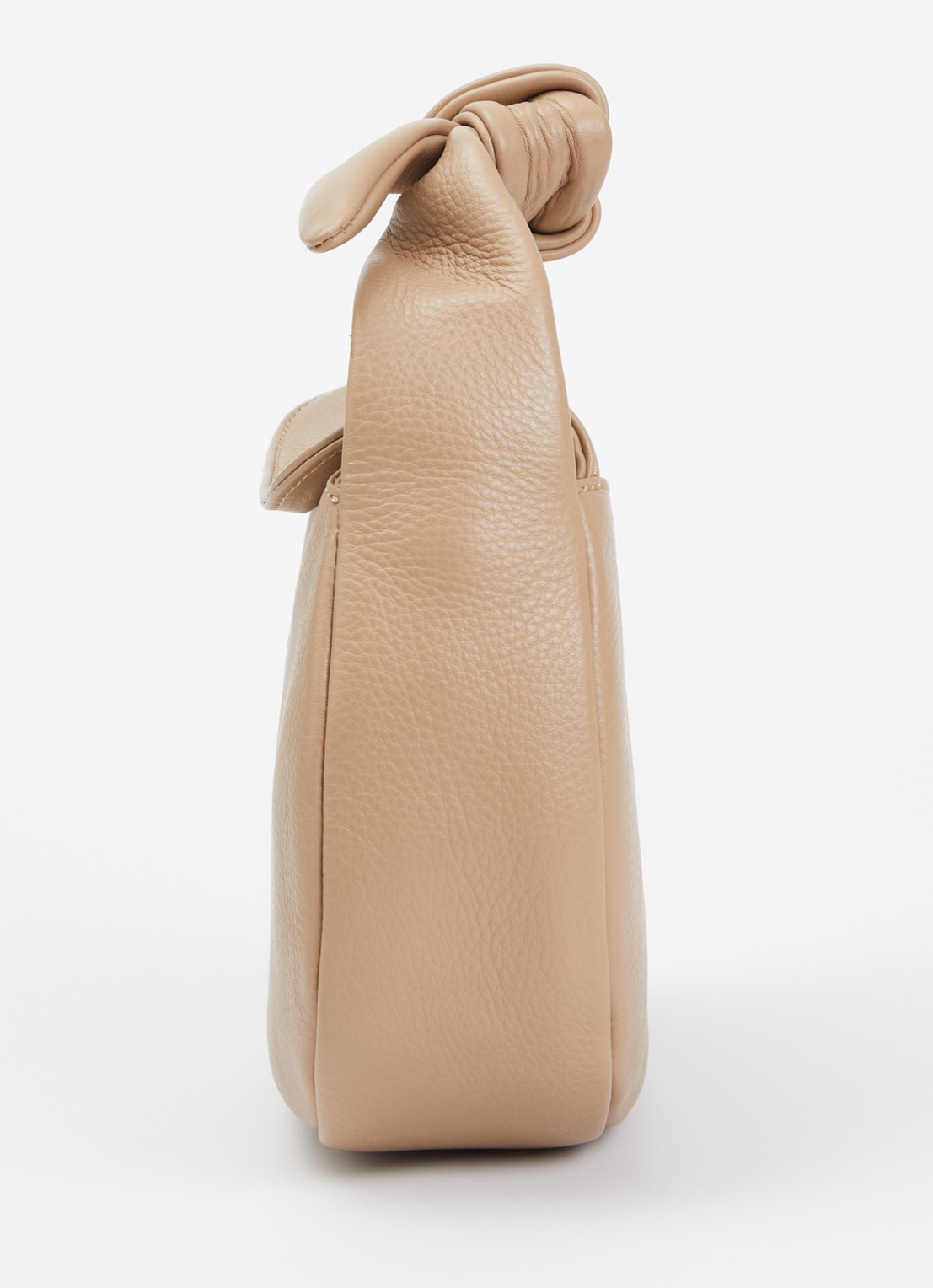 O My Bag Coco Croissant handtas van leer met afneembare schouderriem - detail 3 donkerbeige