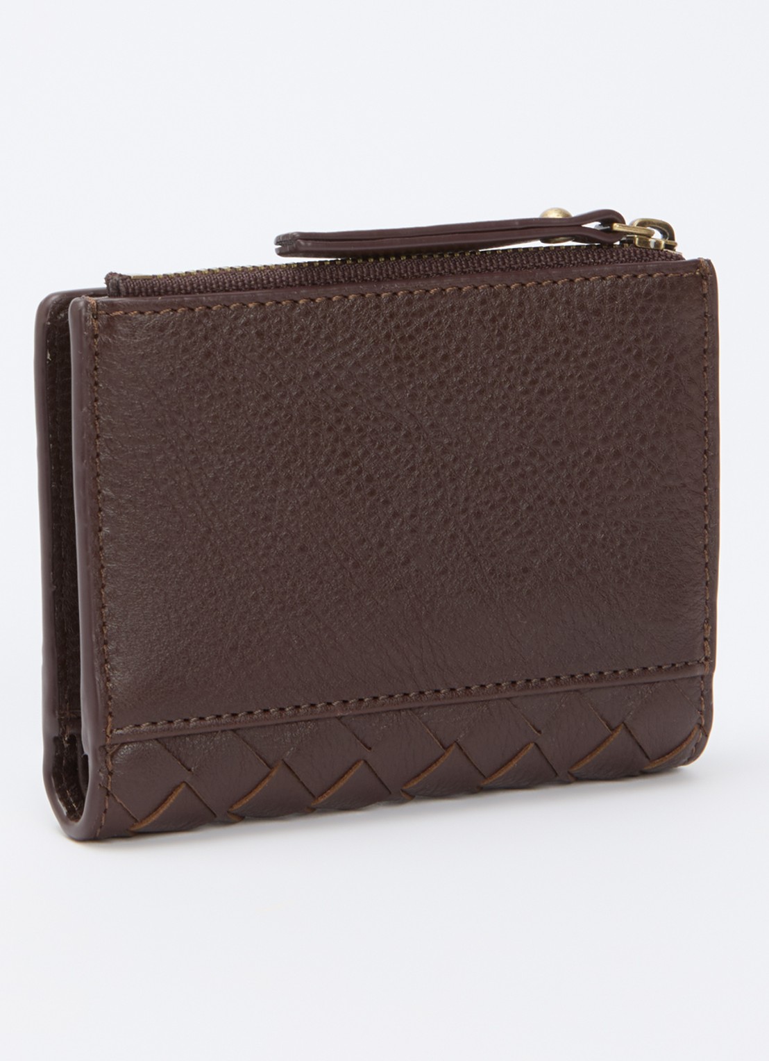 O My Bag Jamie portemonnee van leer - achterkant bruin