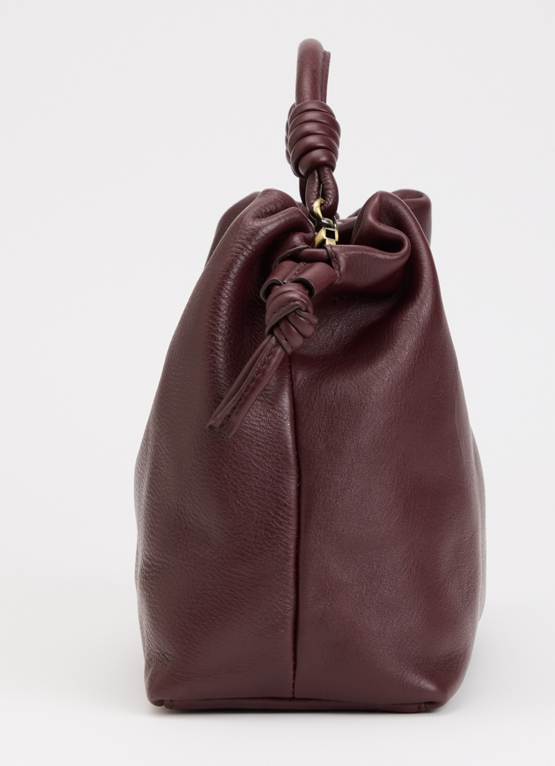 O My Bag Kiki Midi handtas van leer met afneembare schouderriem  - detail 2 kersenrood