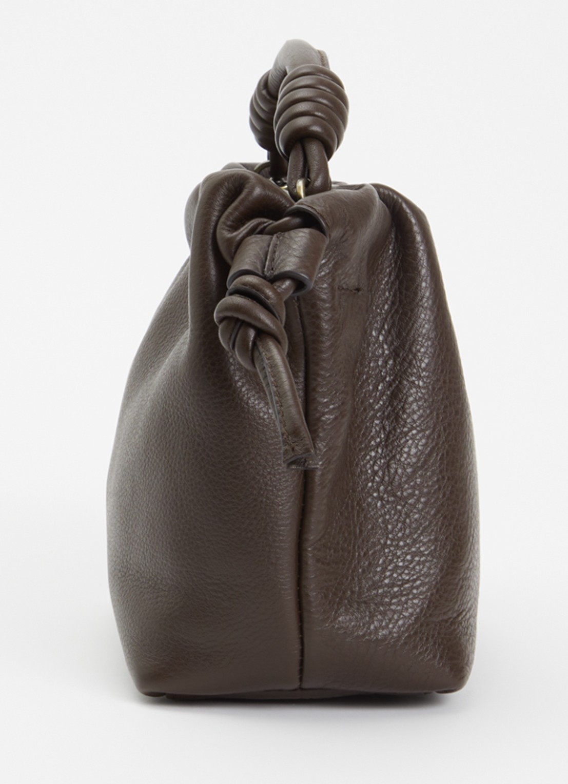 O My Bag Kiki Mini handtas van leer met afneembare schouderriem  - detail 4 chocoladebruin