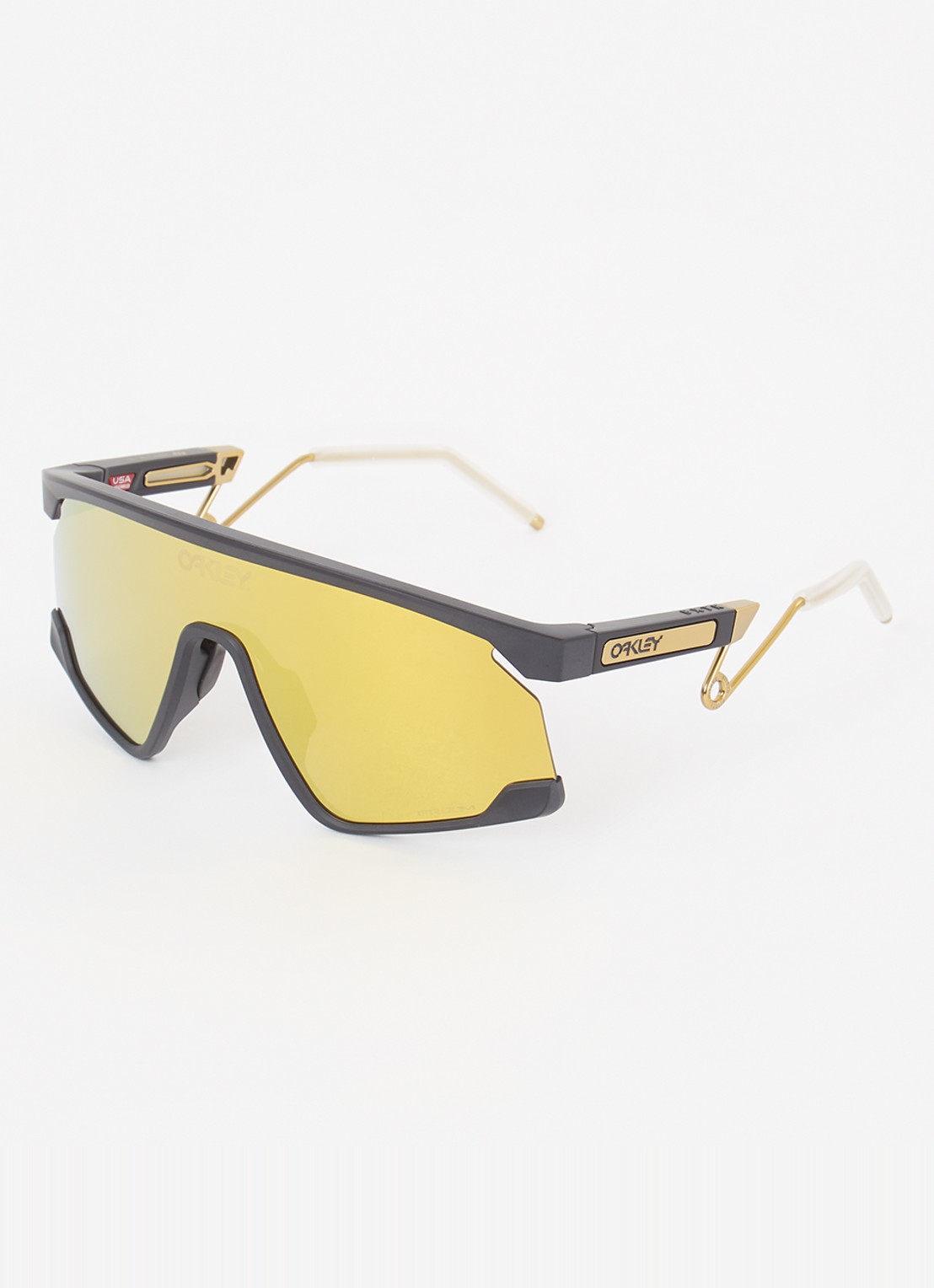 Oakley BXTR Metal zonnebril OO9237  - voorkant 4 geel