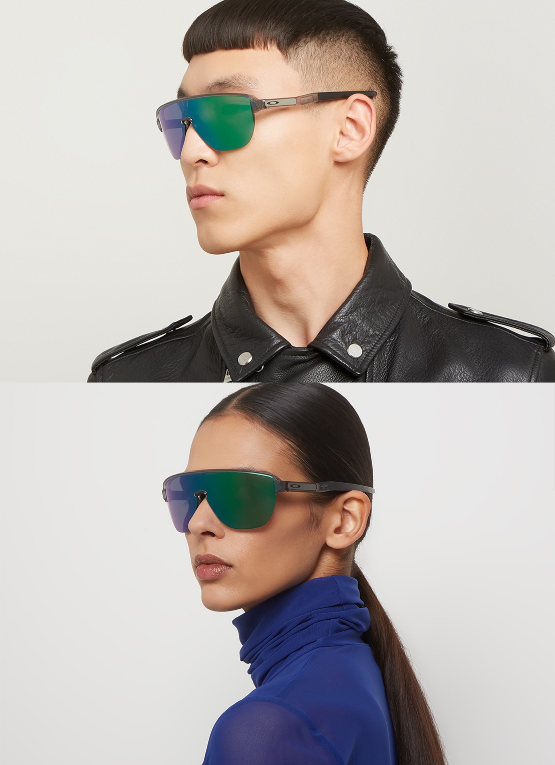 Oakley Corridor zonnebril OO9248 - voorkant 2 lichtgrijs