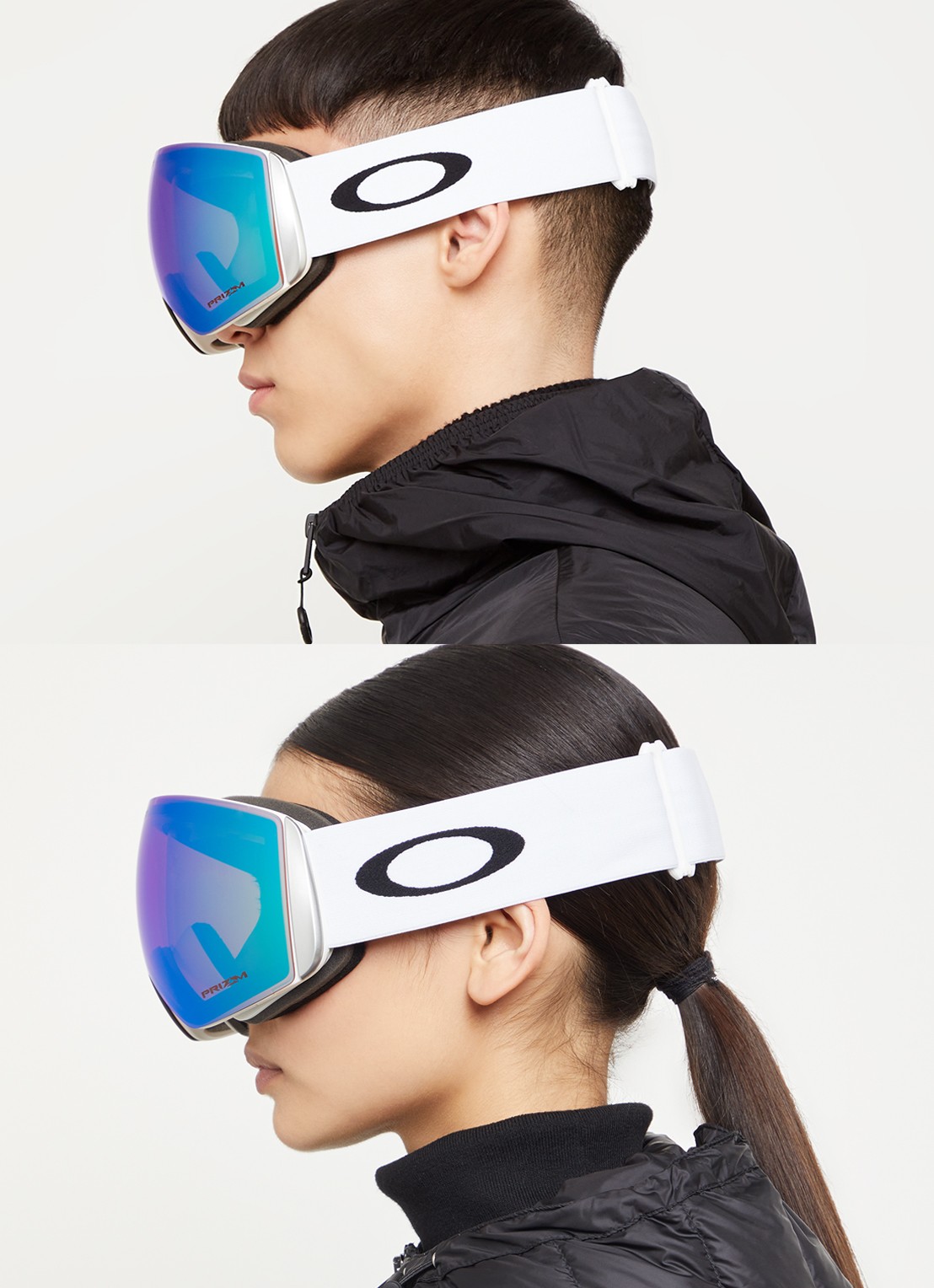 Oakley Flight Deck L skibril OO7050 - voorkant 4 wit
