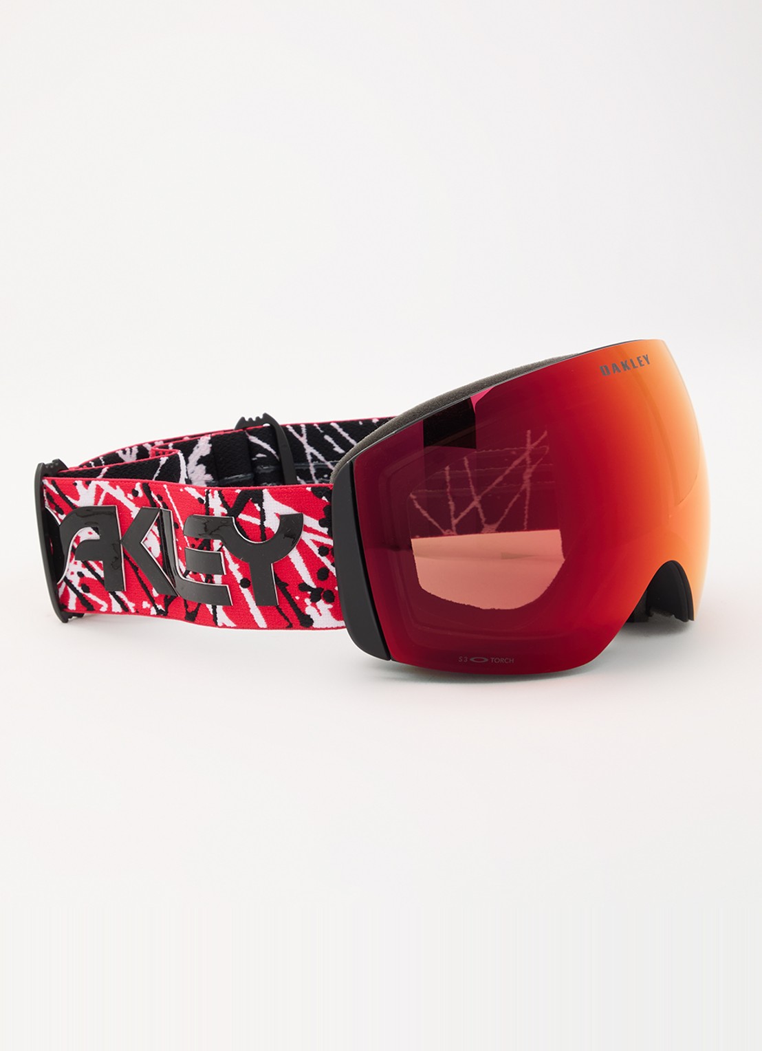 Oakley Flight Deck L skibril OZ7050 - voorkant rood