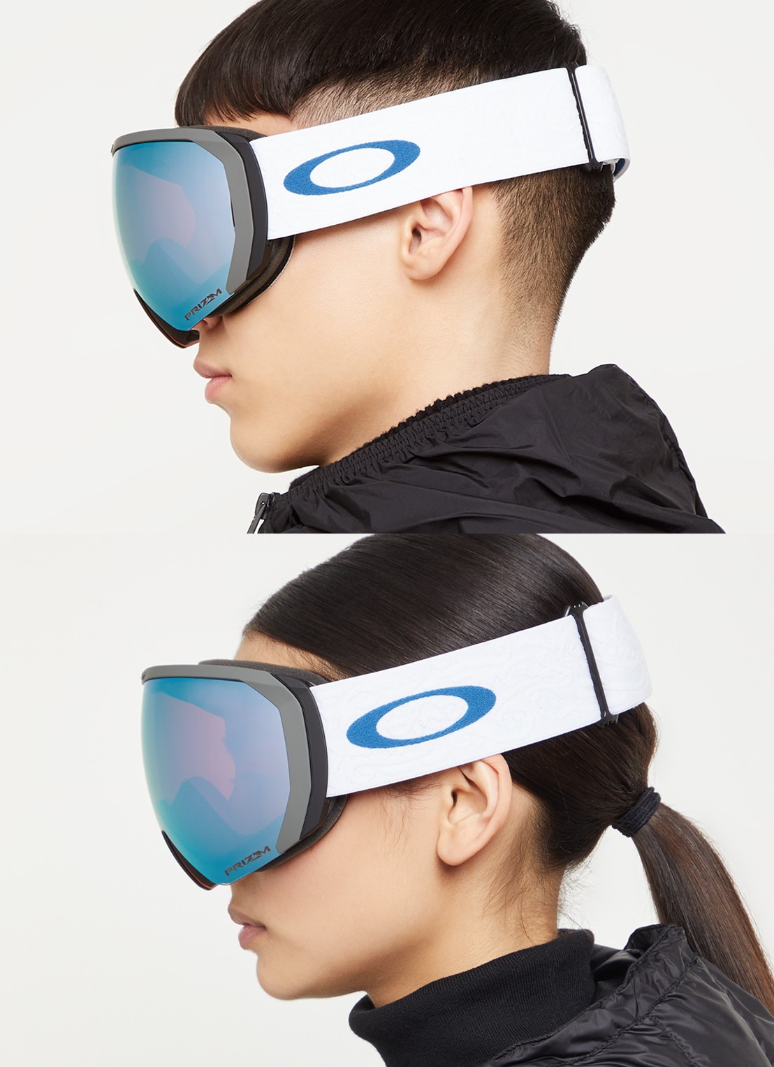 Oakley Flight Path L skibril OO7110 - voorkant 2 wit