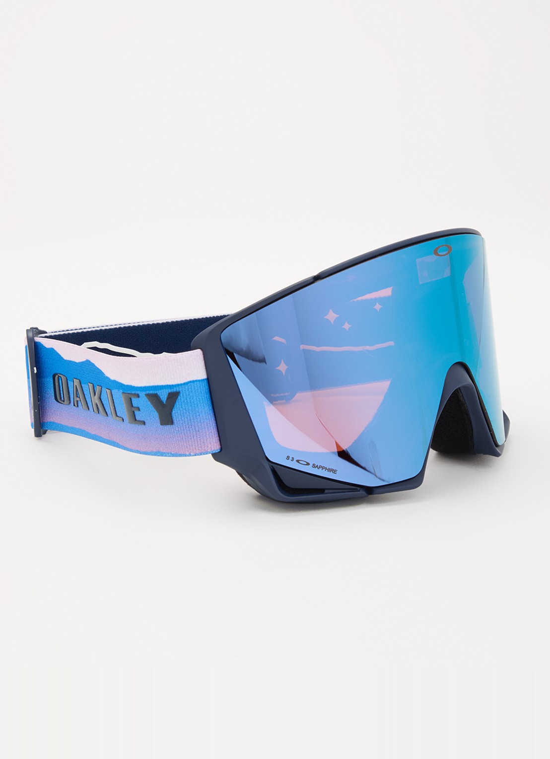 Oakley Flow Scape M skibril met verwisselbare lens OZ7147 - voorkant donkerblauw