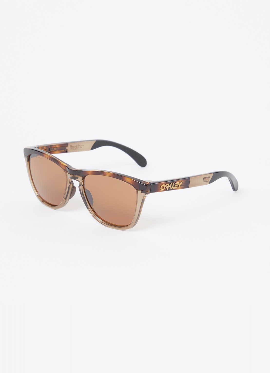Oakley Frogskins Range zonnebril gepolariseerd OO9284 - voorkant 4 donkerbruin
