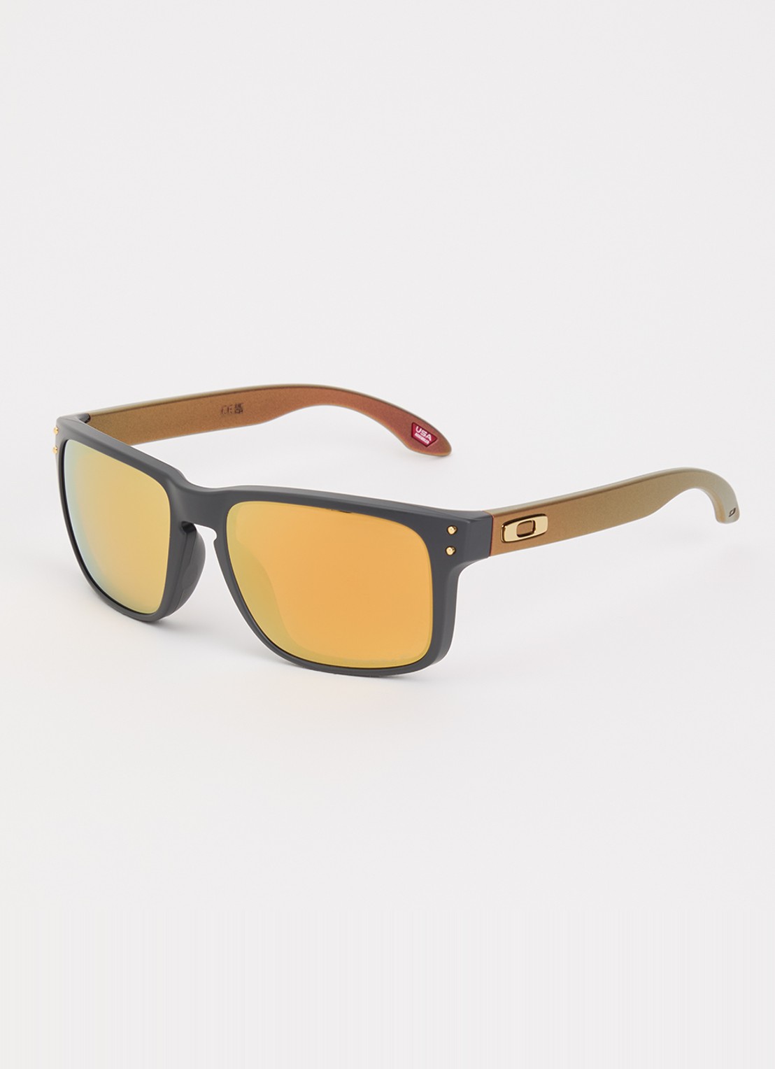 Oakley Holbrook zonnebril gepolariseerd OO9102 - voorkant 4 goud