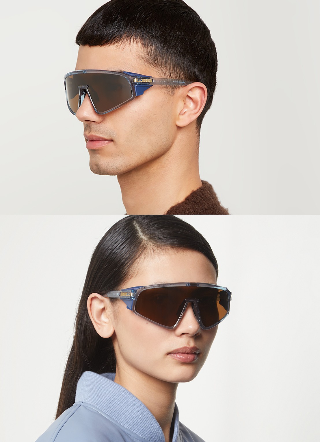 Oakley Latch Panel zonnebril OO9404 - voorkant 5 lichtblauw