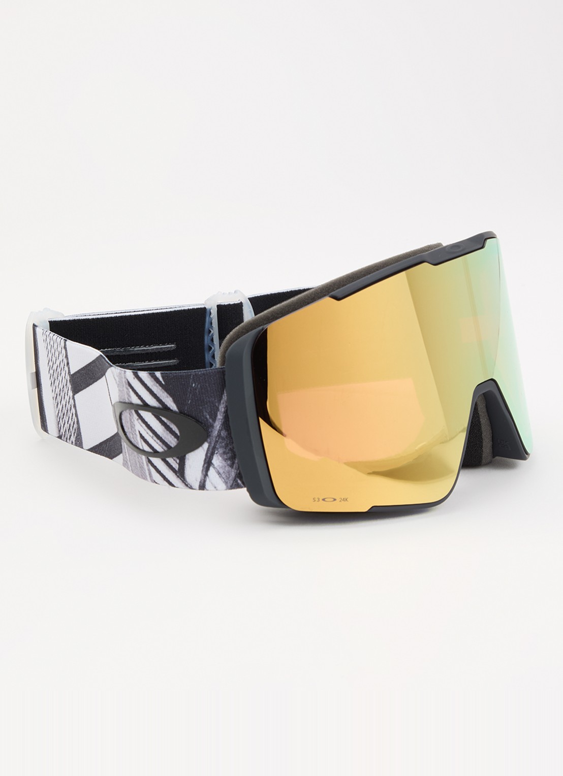 Oakley Line Miner Pro L skibril met verwisselbare lens OZ7136 - voorkant 4 lichtgrijs