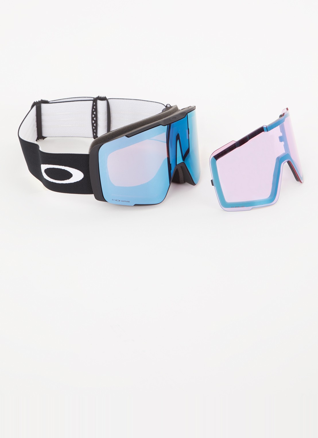 Oakley Line Miner Pro skibril met extra lens OO7136 - detail 2 zwart