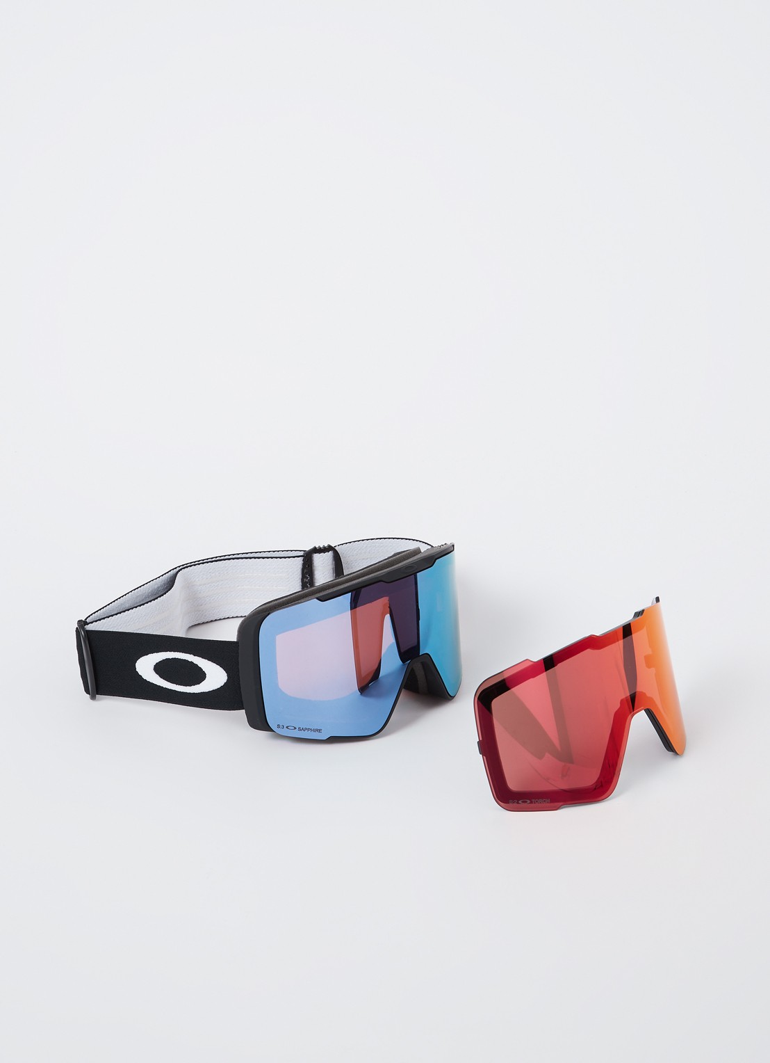 Oakley Line Miner Pro skibril met extra lens OO7137 - detail 2 zwart