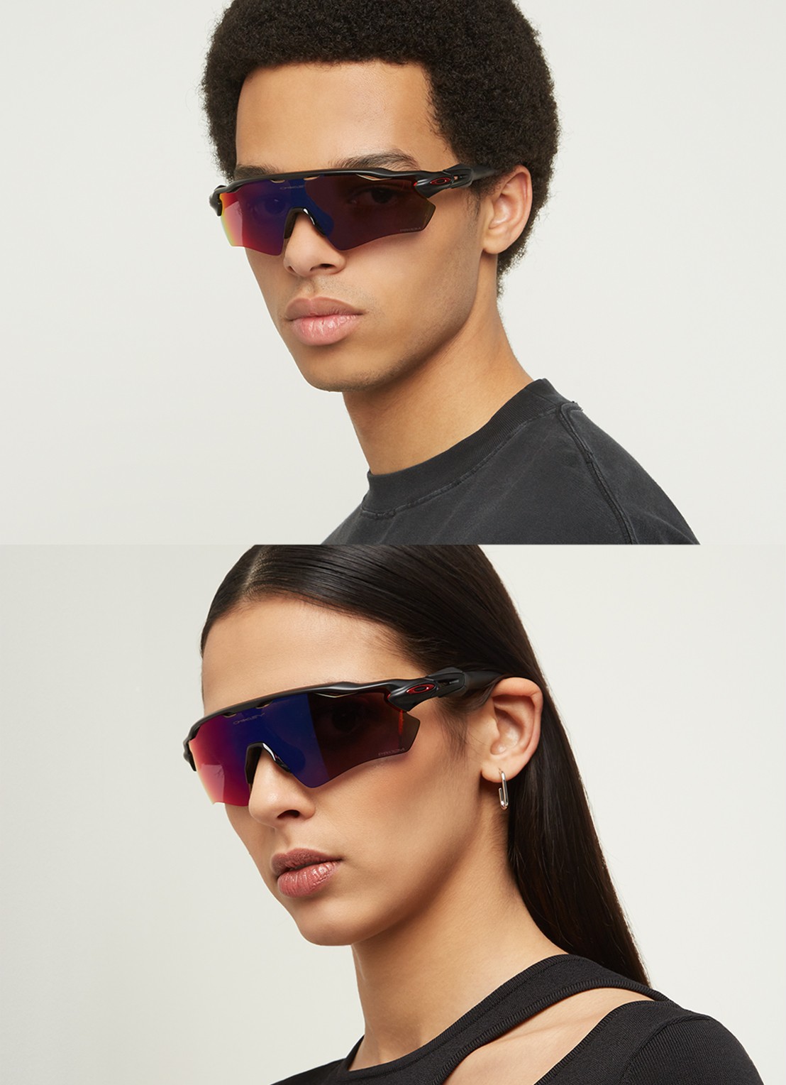 Oakley OAKLEY SUNGLASSES *OO9208 38 R - voorkant 5 zwart