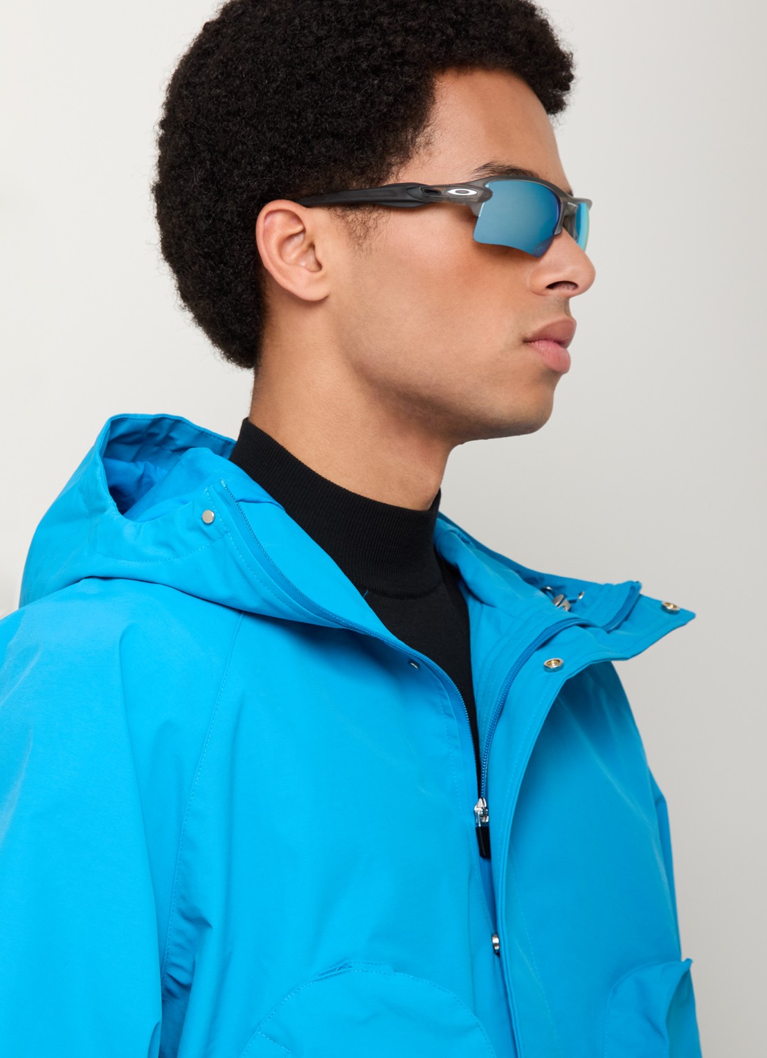Oakley Sport zonnebril gepolariseerd OO9188  - voorkant 2 grijs