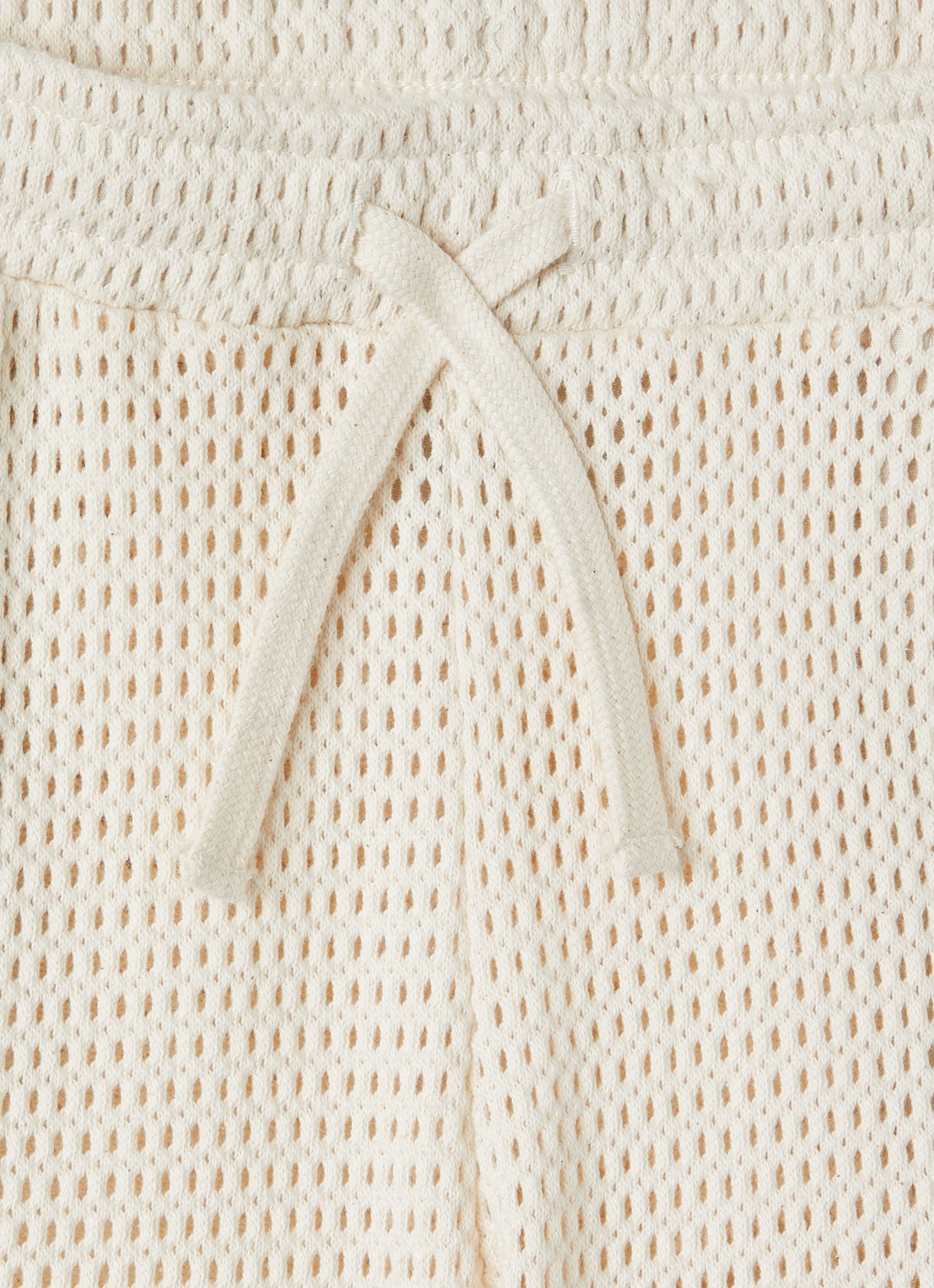 OAS Braga zwemshorts met opengewerkt dessin - detail beige