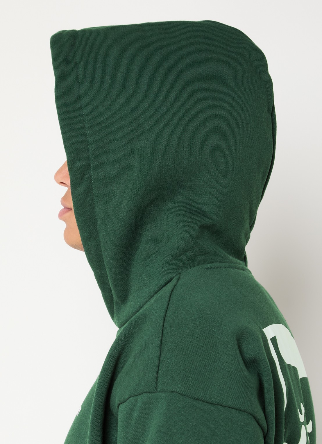 Obey Bold hoodie met logo - detail 2 groen