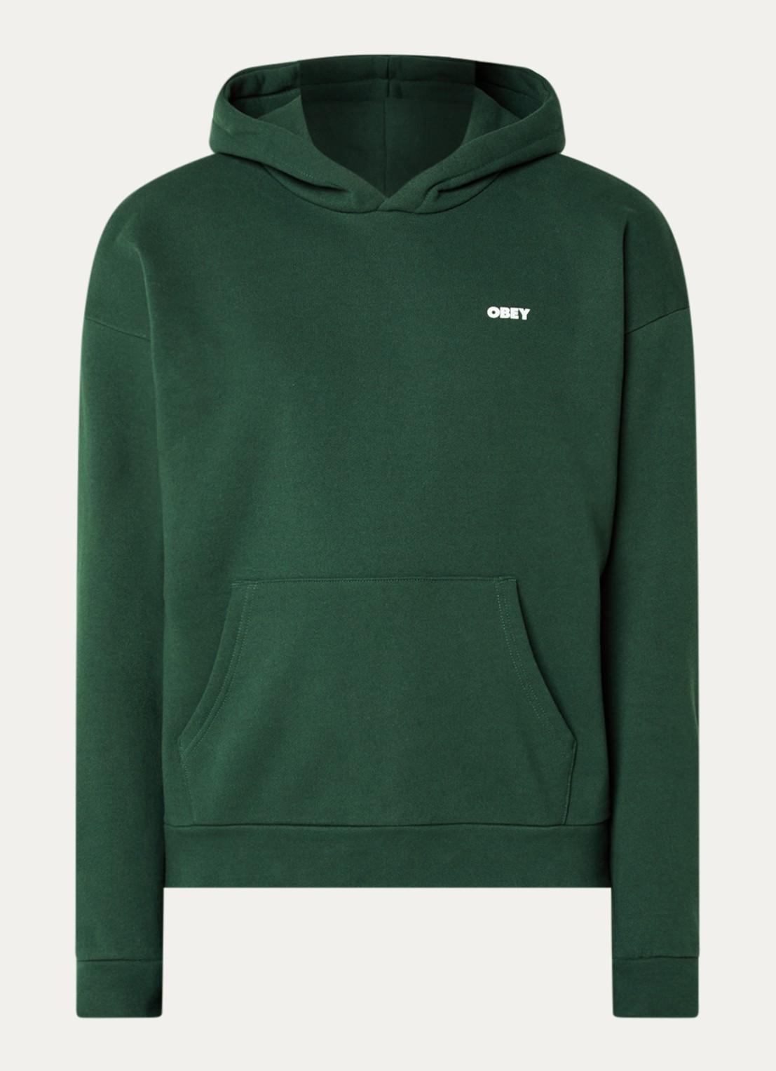 Obey Bold hoodie met logo - voorkant 4 groen
