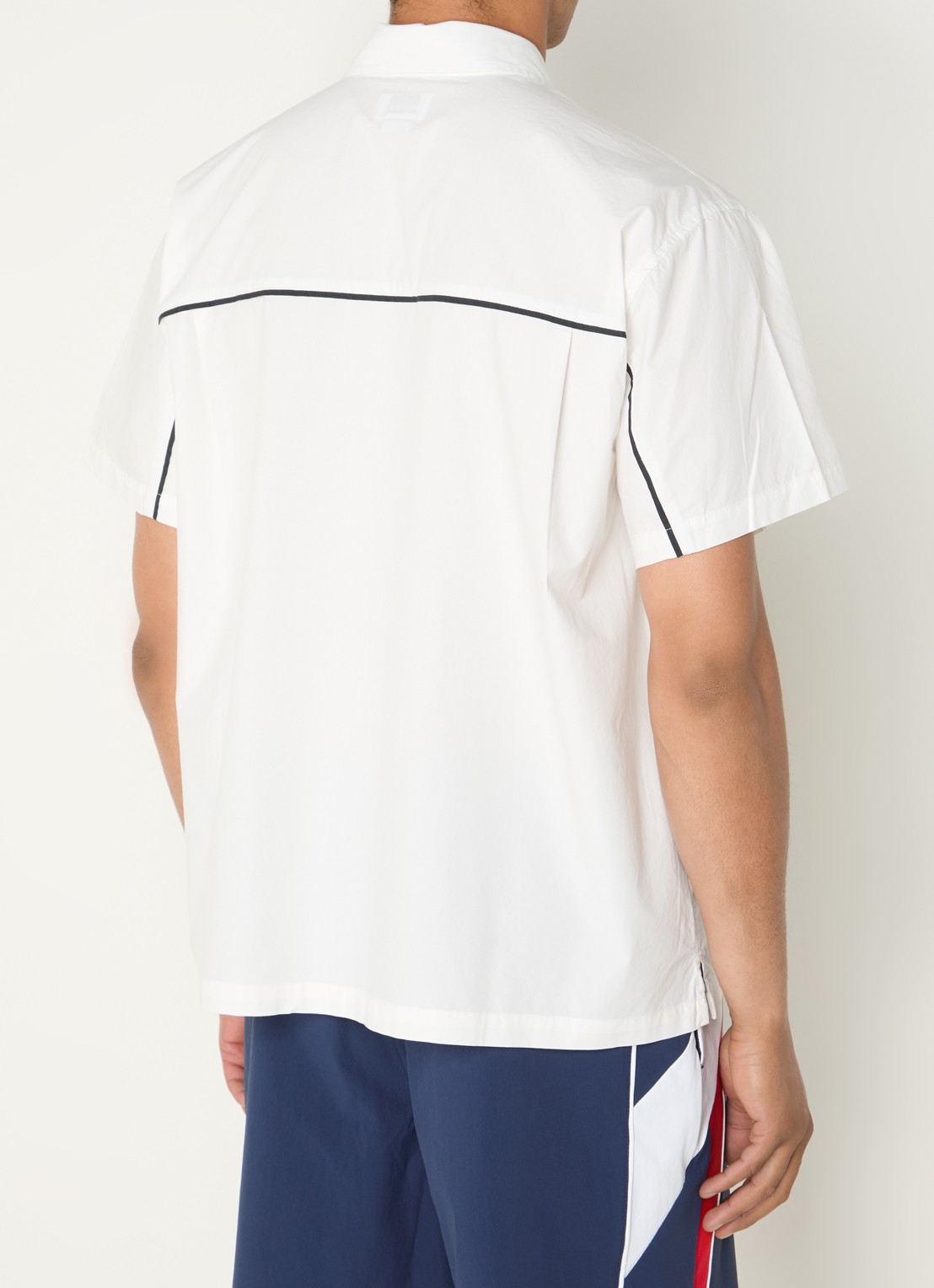 Obey Camber regular fit overhemd met borstzak - achterkant 3 wit