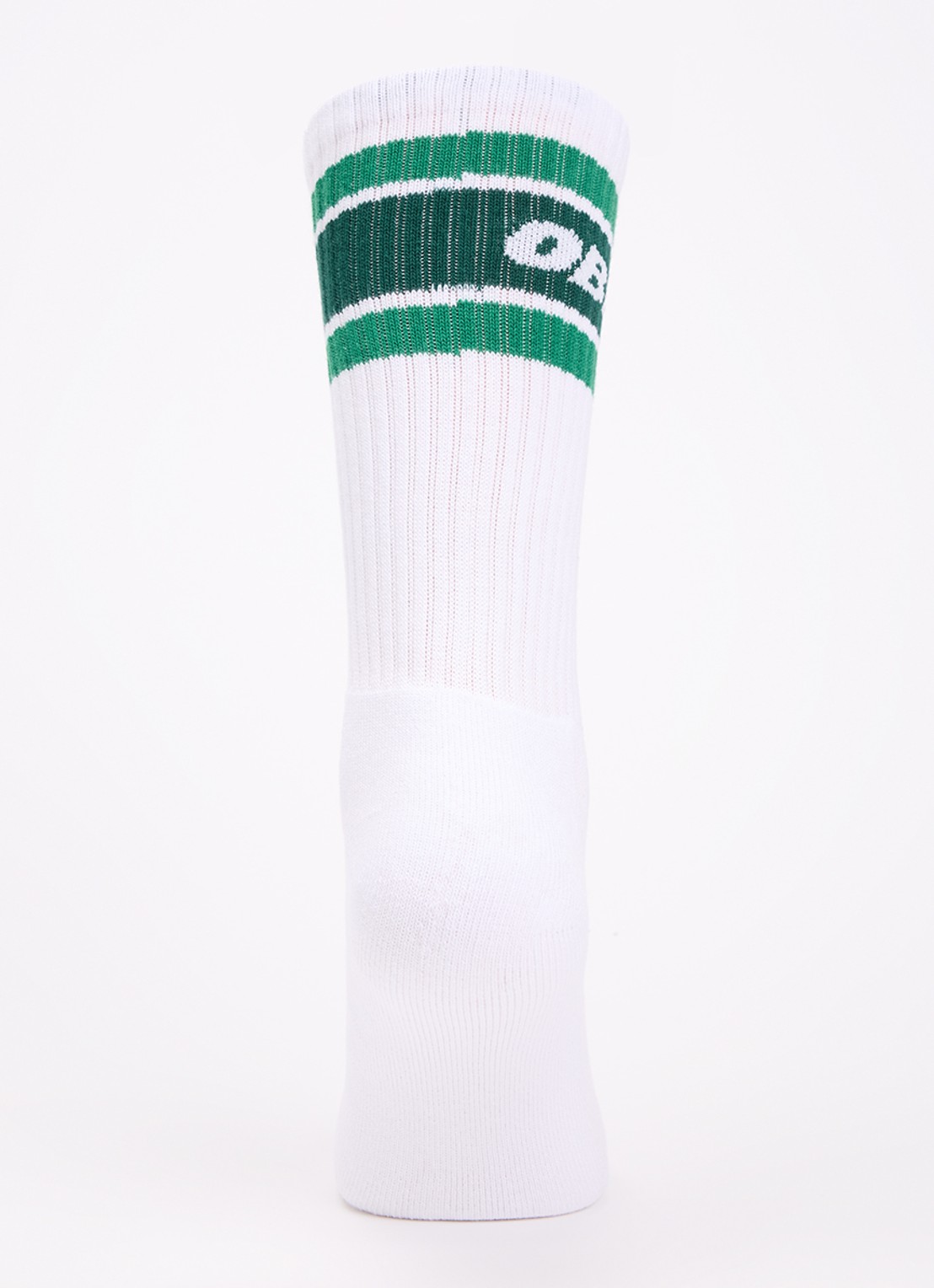 Obey Cooper sokken met logo - voorkant 3 groen