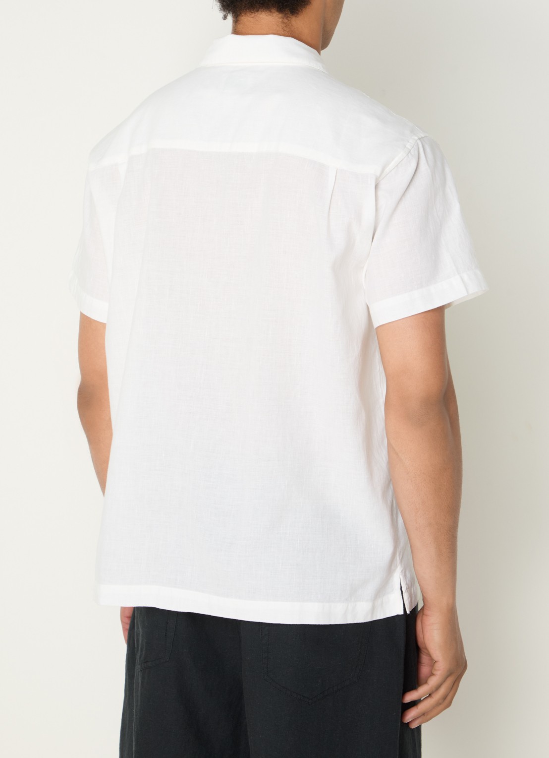 Obey Hyde regular fit overhemd met print - achterkant wit