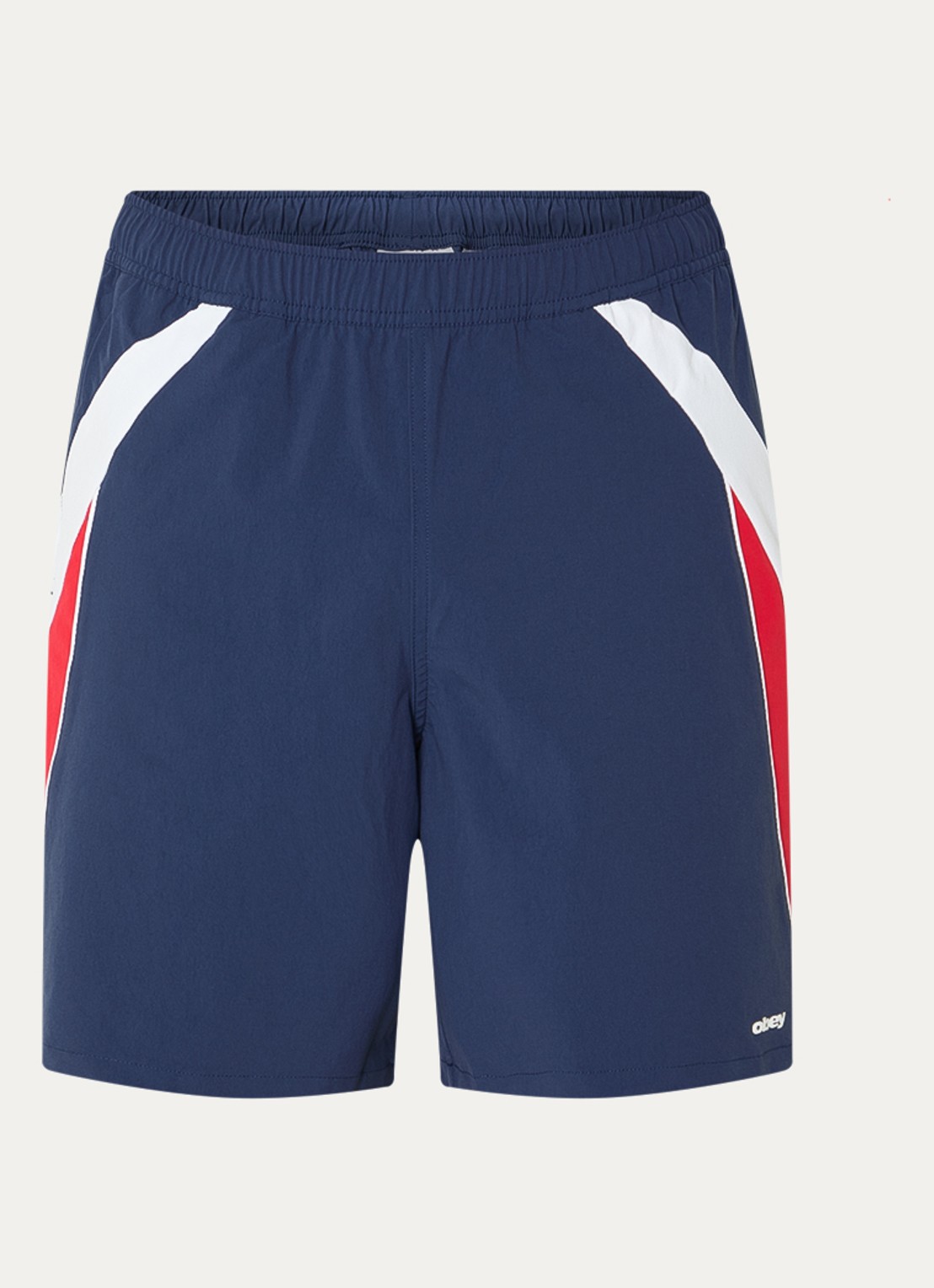 Obey Onset zwembroek met logo - voorkant 2 donkerblauw