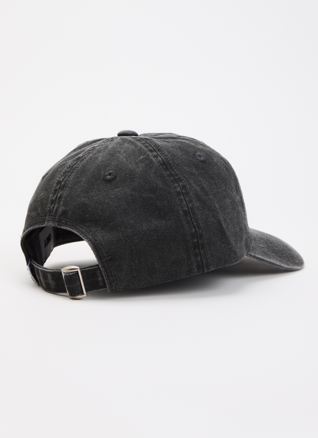 Obey Signature 6 Panel pet met logoborduring - detail 2 zwart