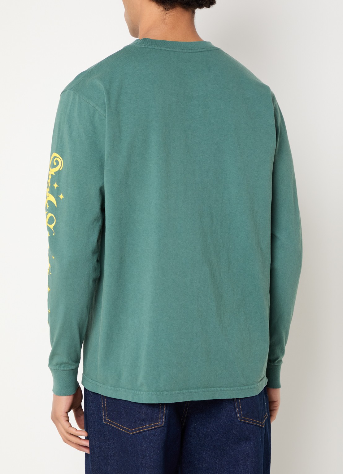 Obey Soundscapes T-shirt met print - achterkant groen