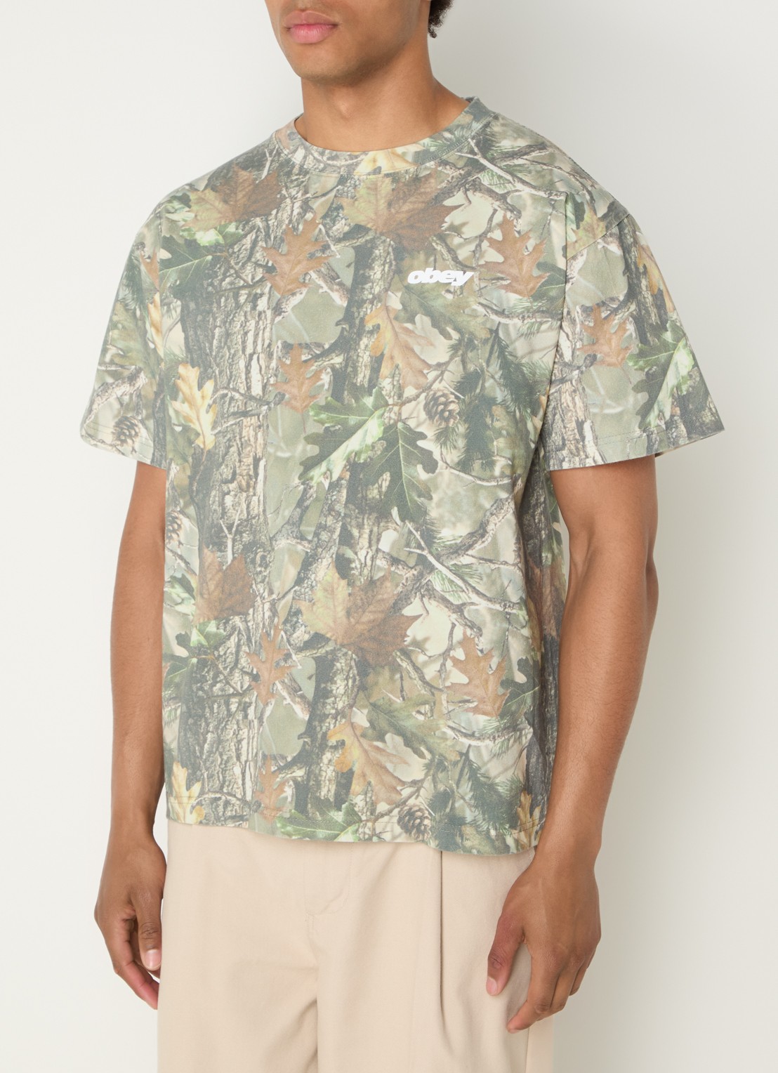 Obey T-shirt met print - achterkant 4 multicolor