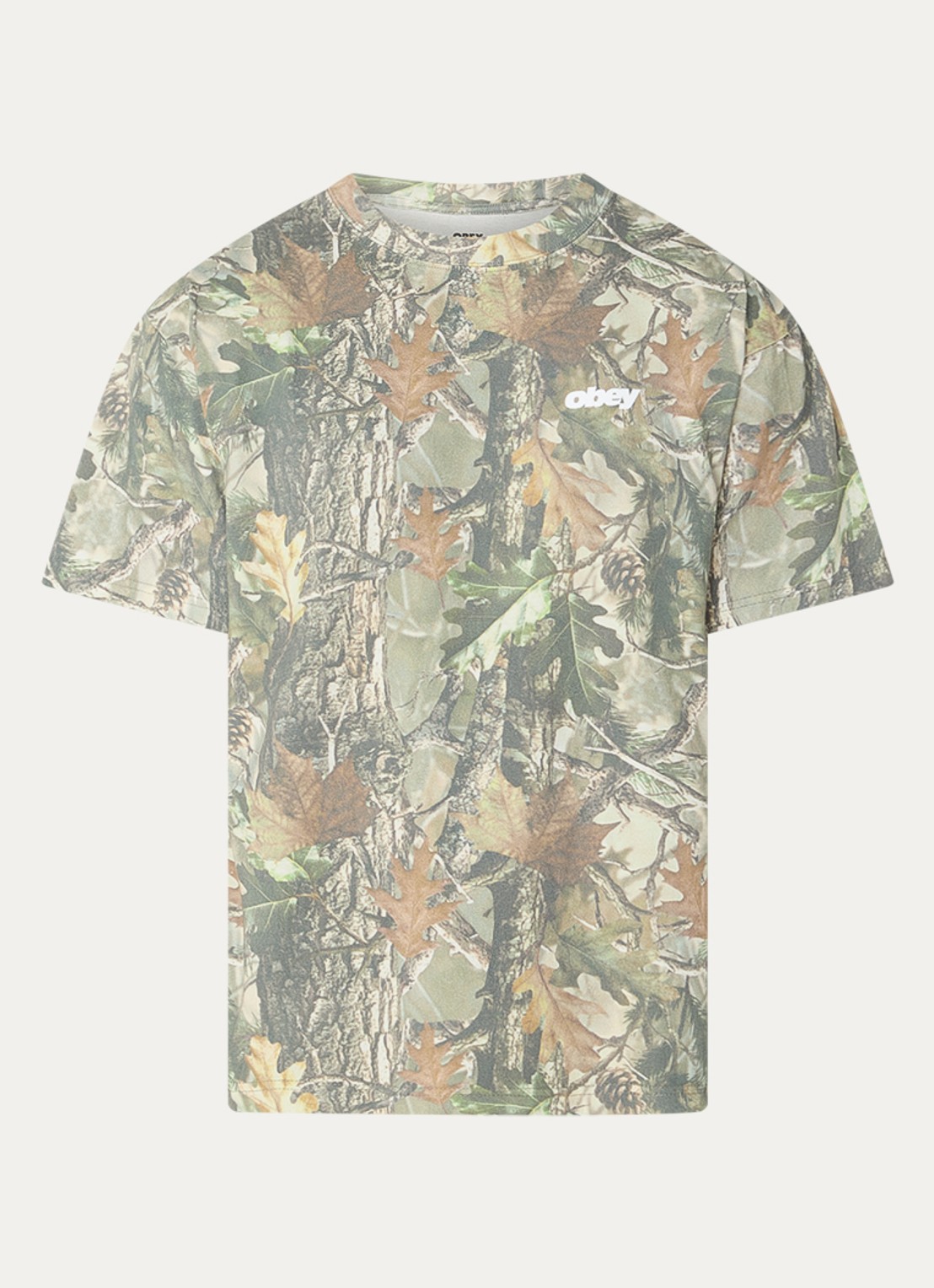 Obey T-shirt met print - voorkant 2 multicolor